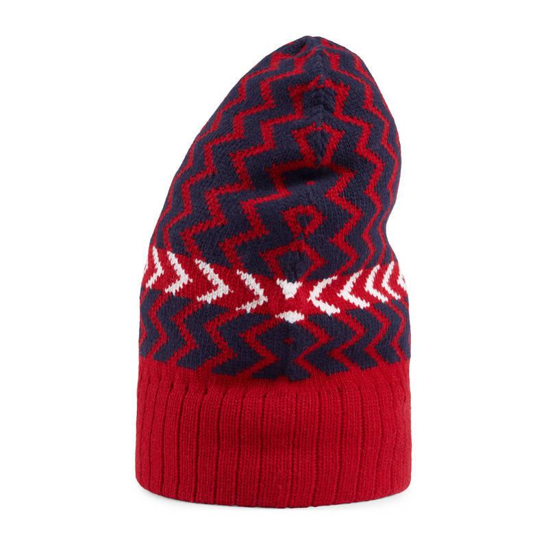Gucci Zaggede Wool Beanie Hat in Red