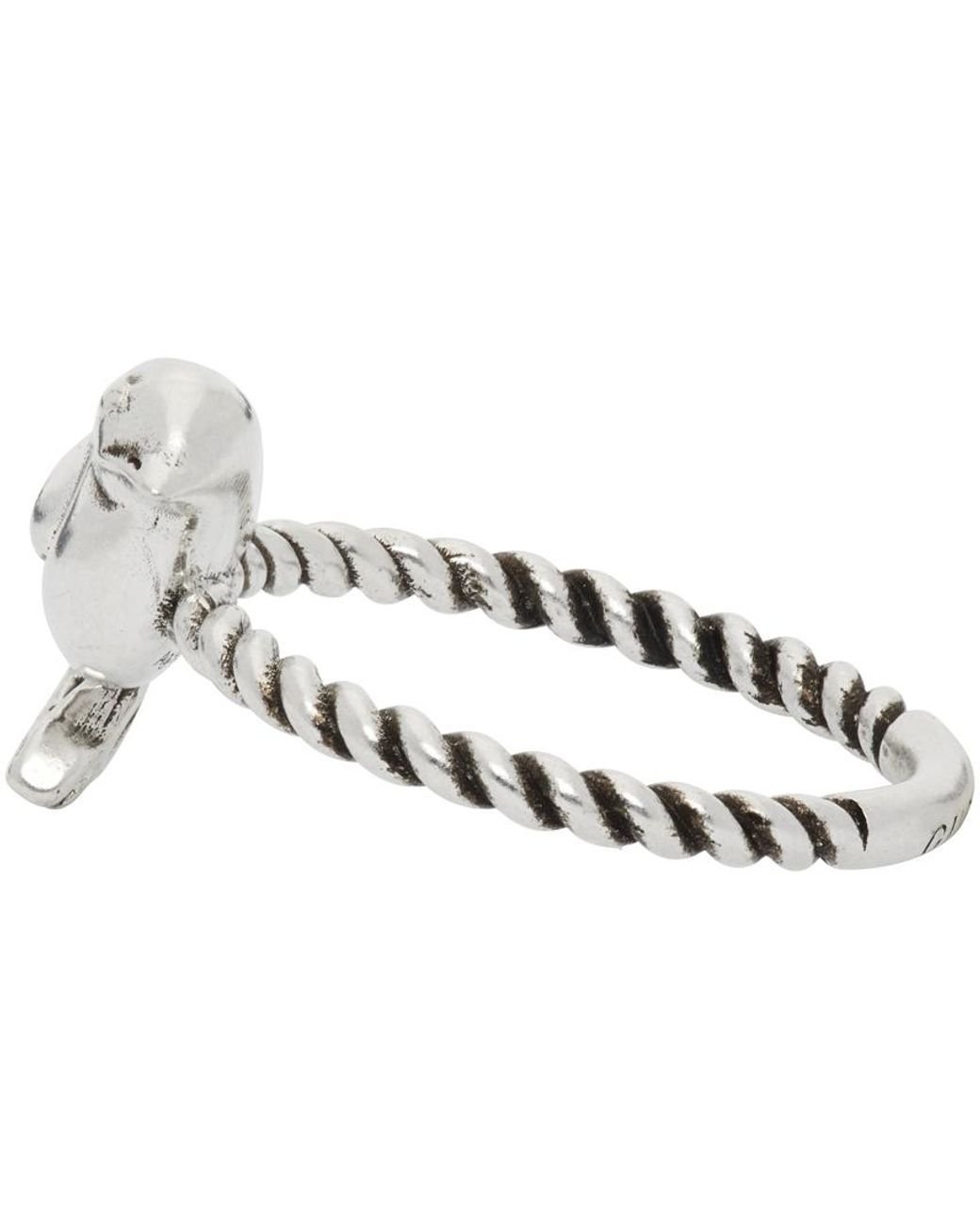 Gucci Chick Motif Ring in Silver
