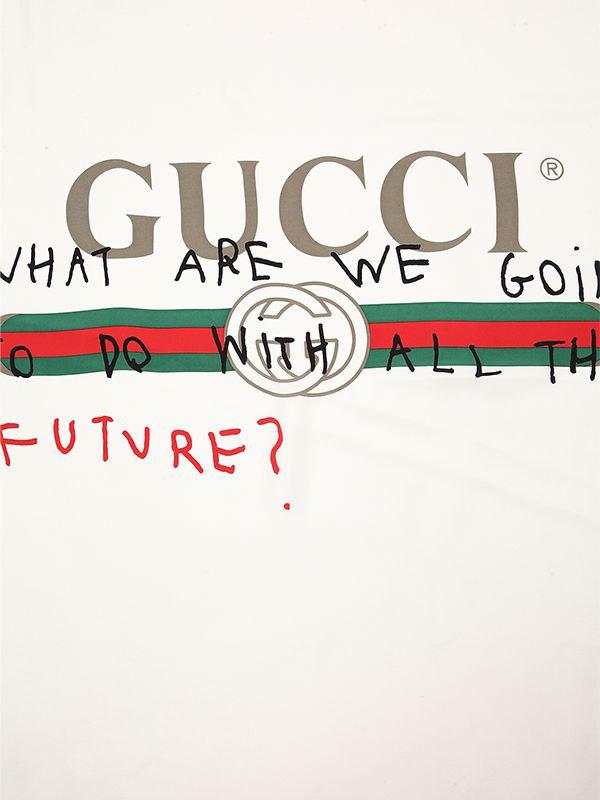 Gucci Future Foulard Scarf in White