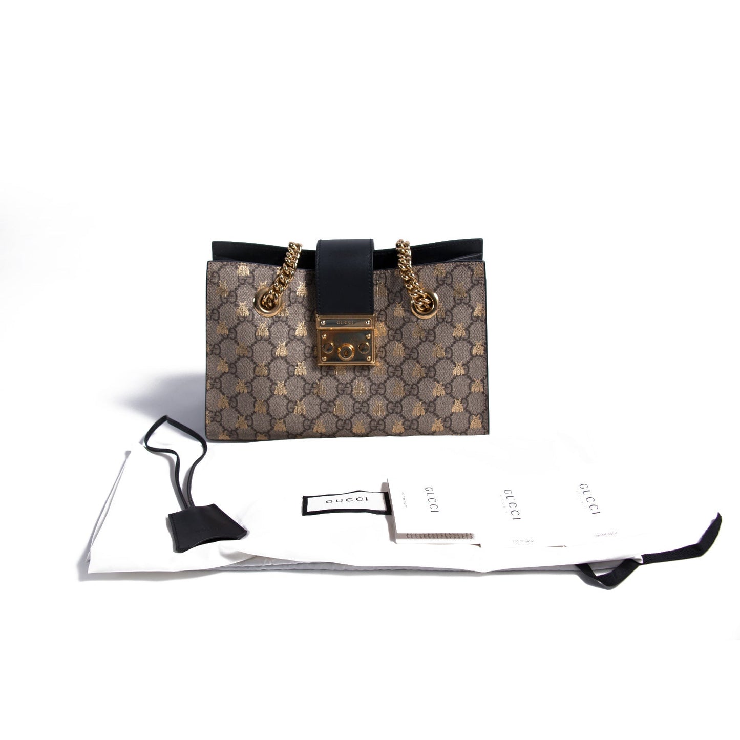 Gucci Bee Padlock Shoulder Bag