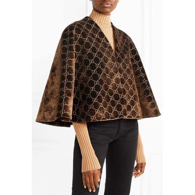 Gucci Interlocking GG Velvet Cape