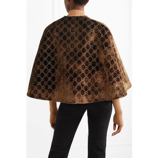 Gucci Interlocking GG Velvet Cape