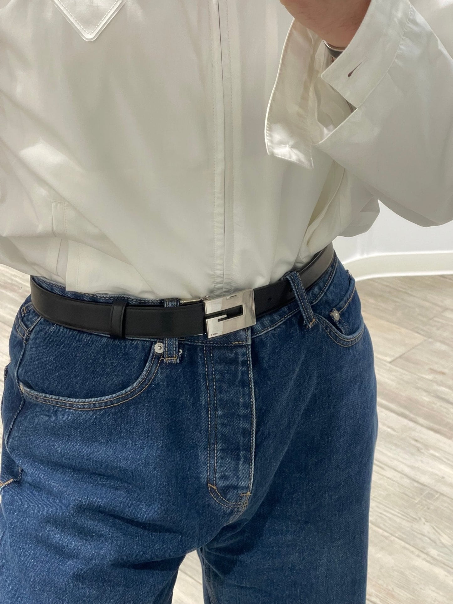 Gucci - Ceinture G noire