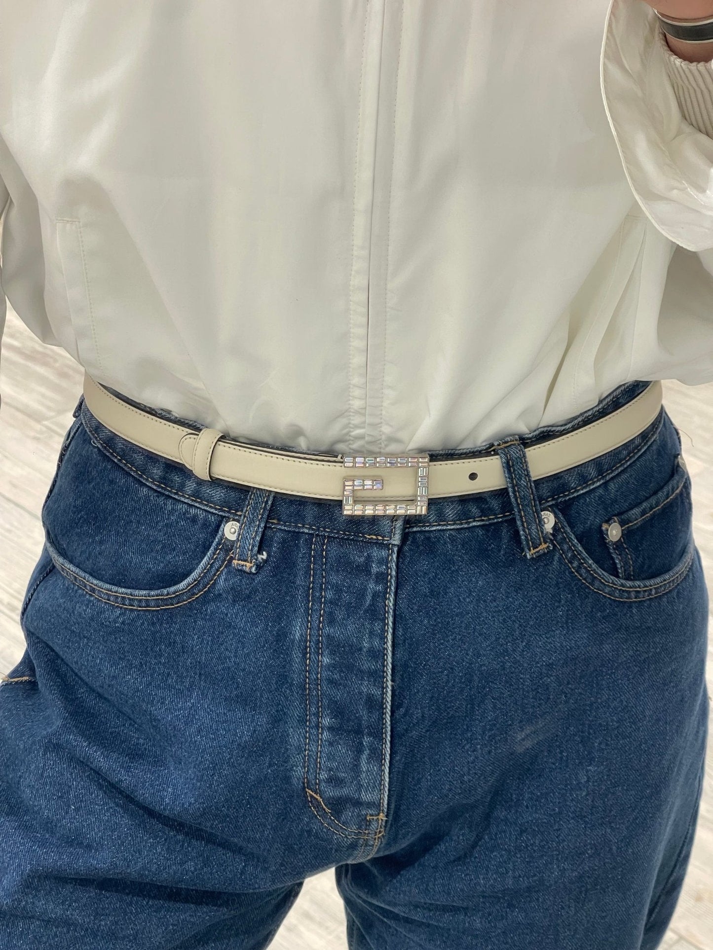 Gucci - Ceinture GG strass