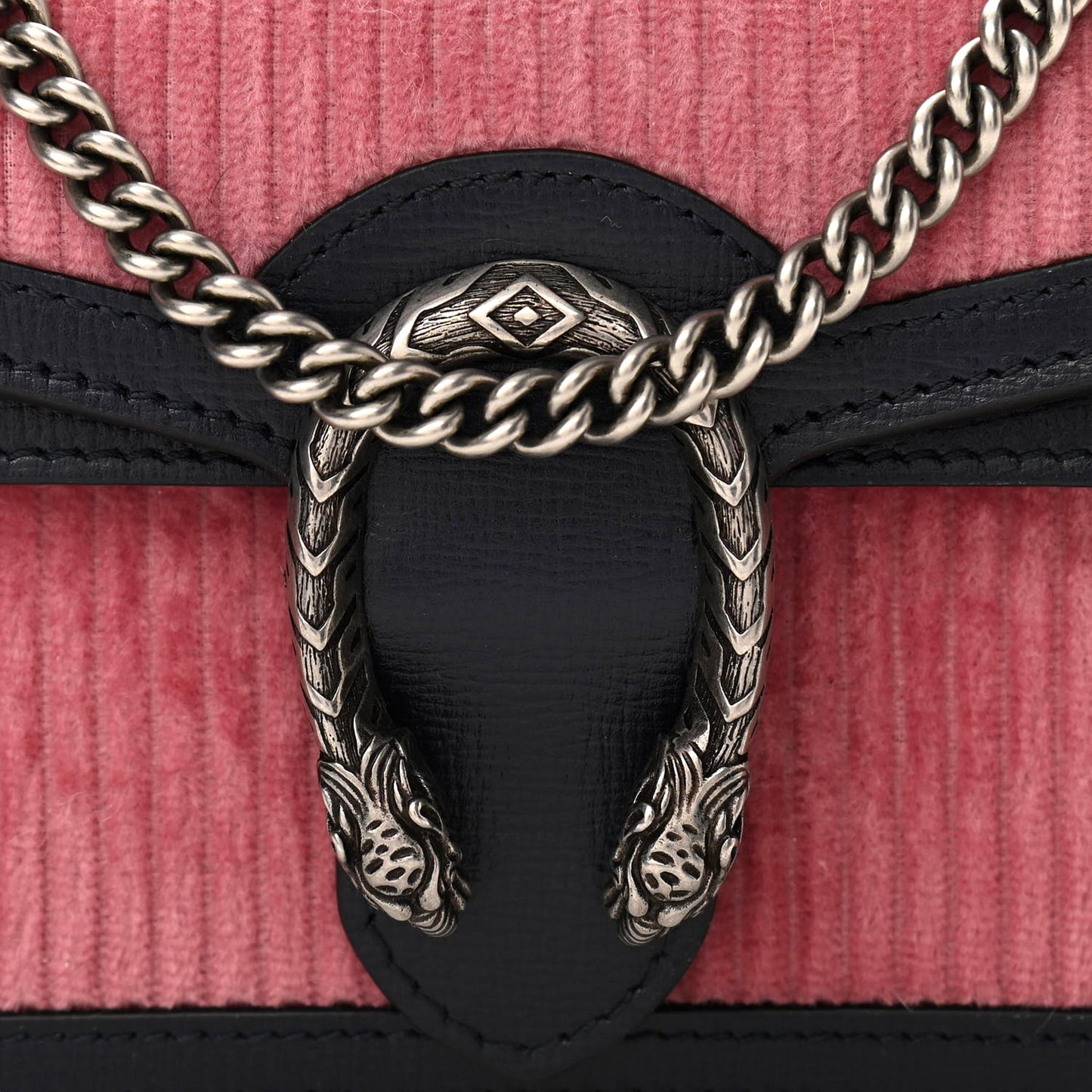 Gucci Dionysus Pink Corduroy Super Mini Shoulder Bag