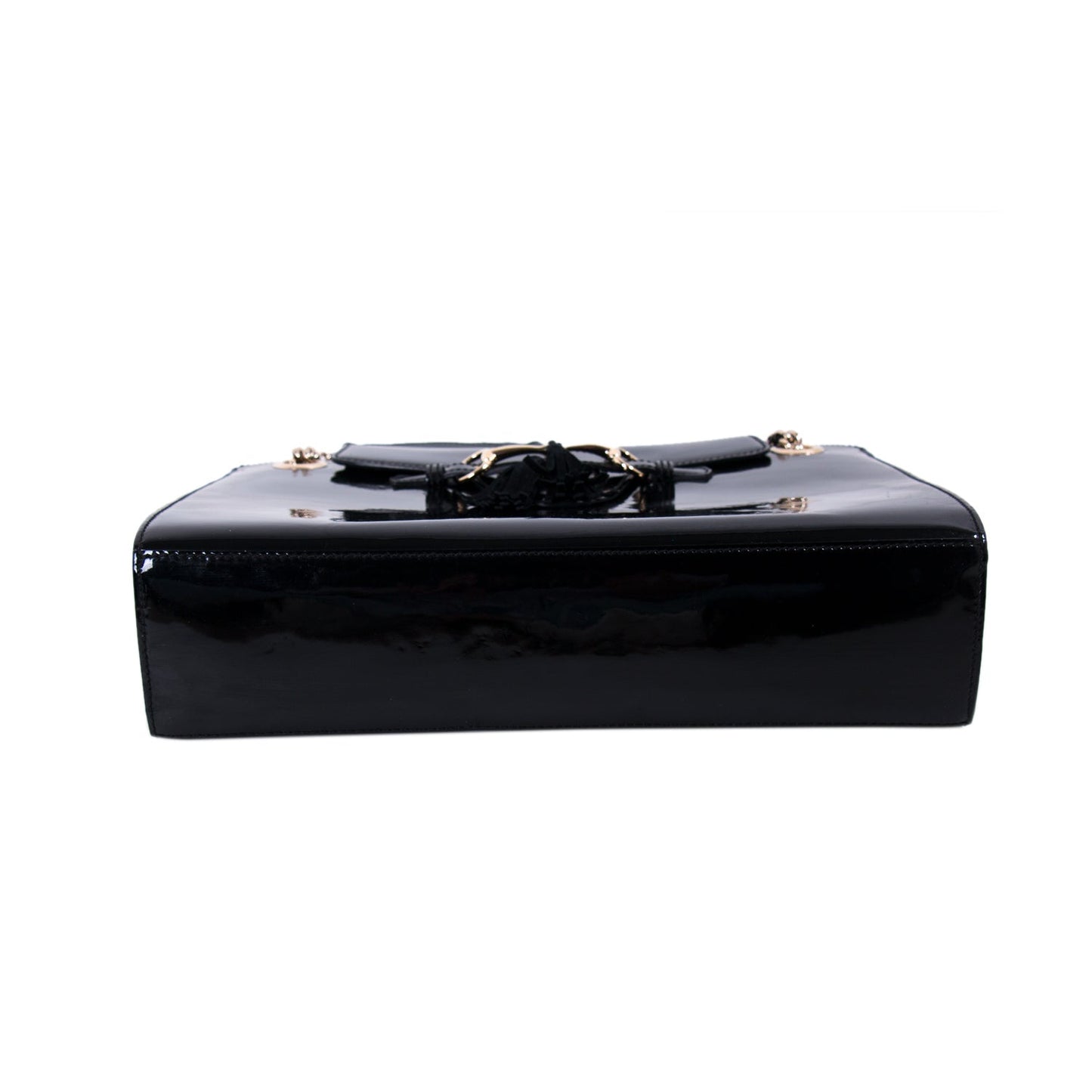 Gucci Emily Large Patent Leather Shoulder Bag