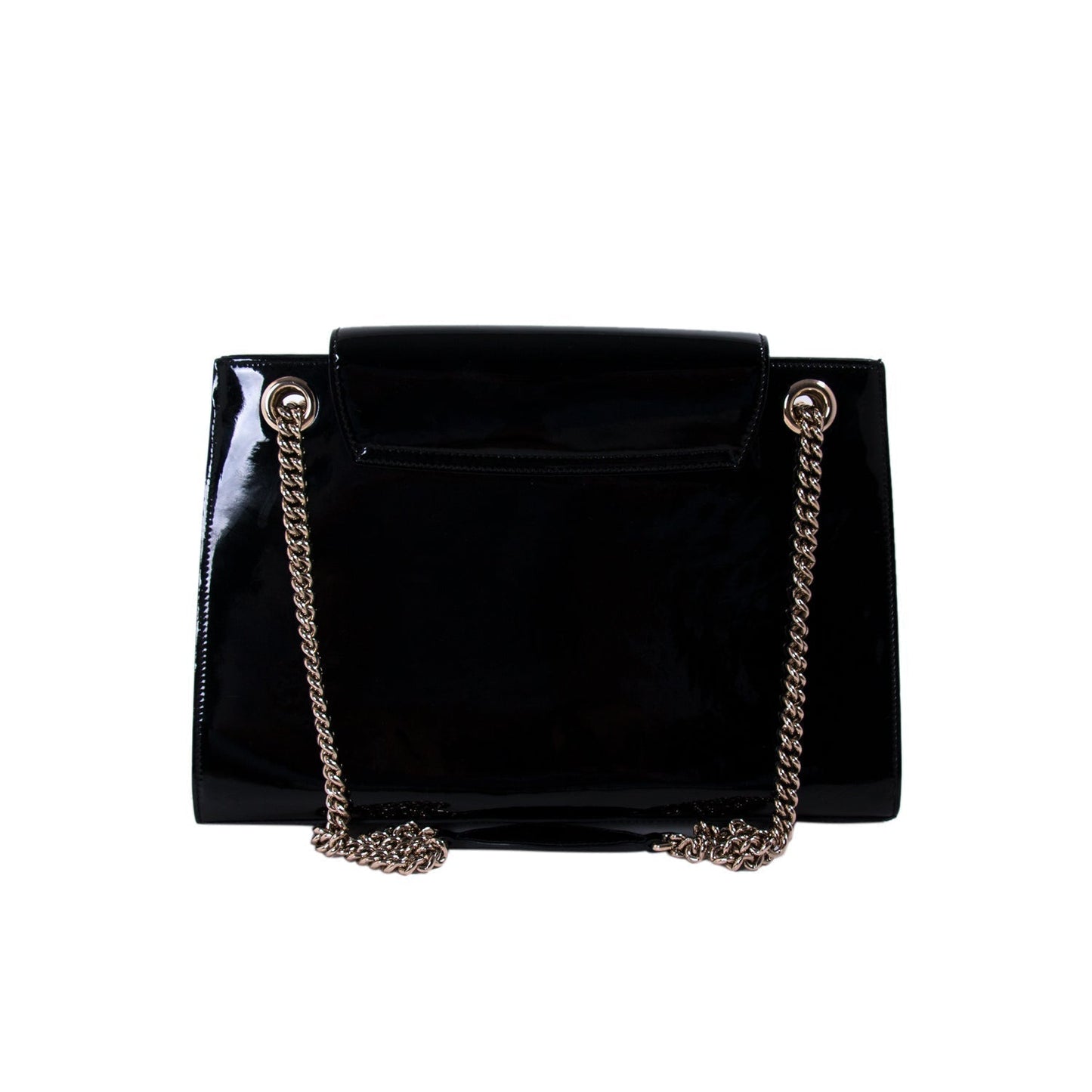 Gucci Emily Large Patent Leather Shoulder Bag