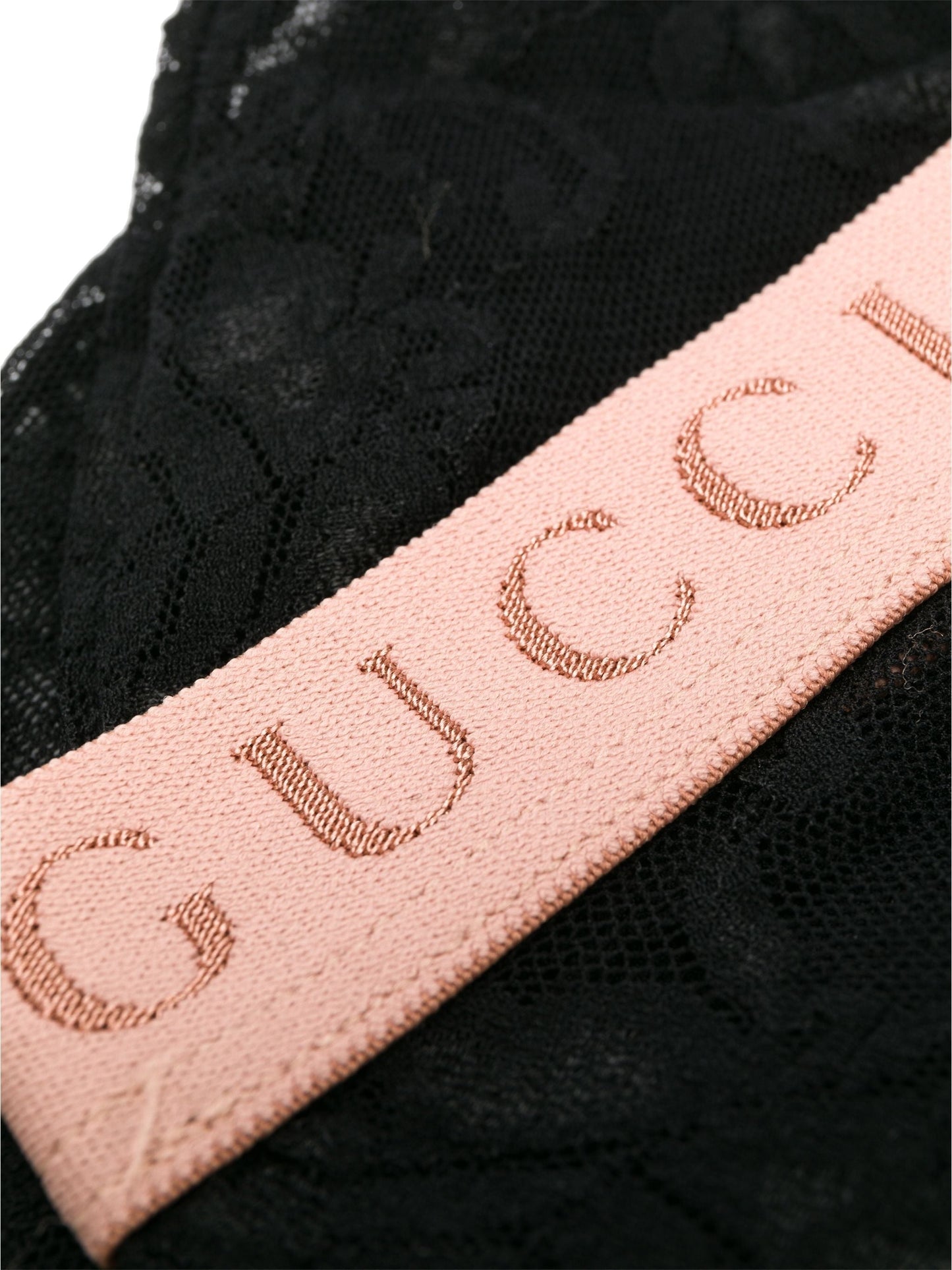 Gucci Floral Lace Ankle Socks in Black