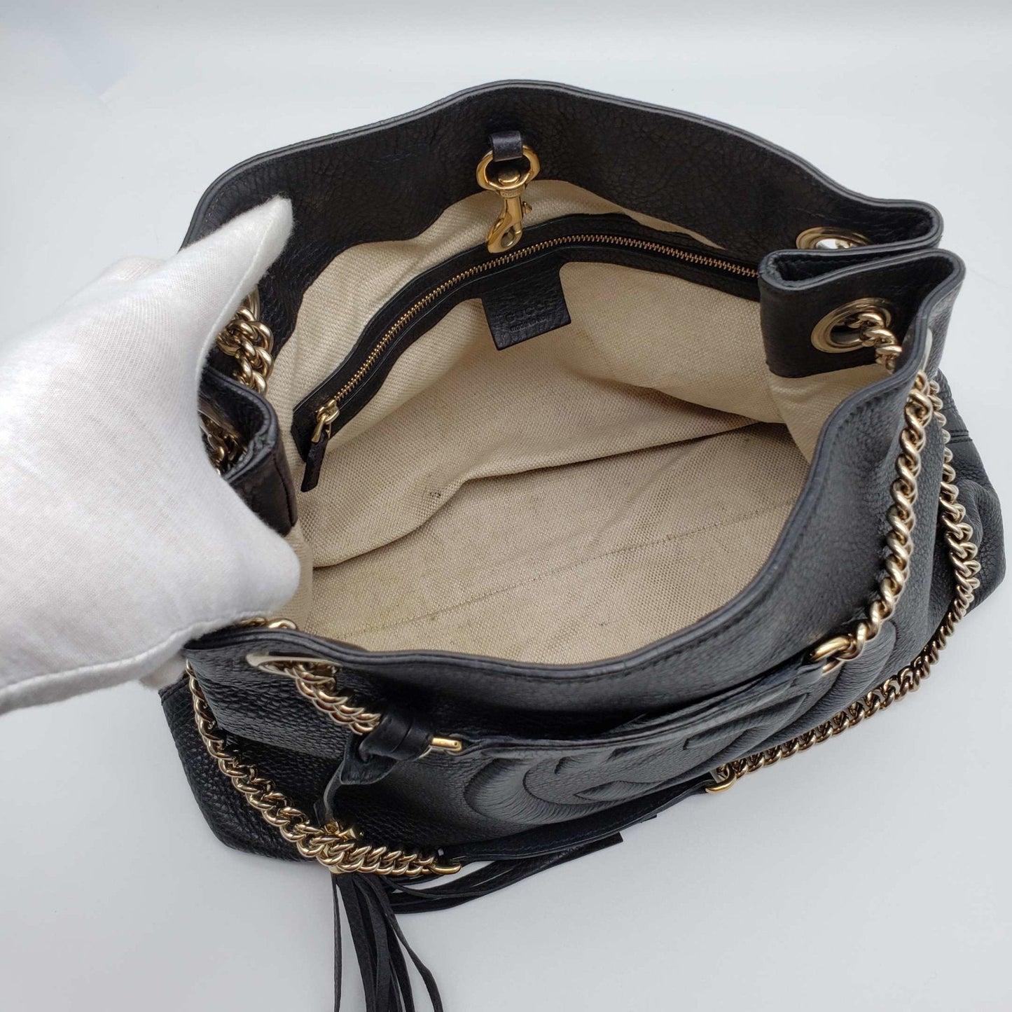 Gucci GG Soho on Chain Medium Shoulder Bag