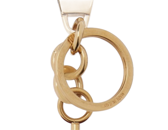 Gucci Interlocking G Purple and Red Glitter Keychain Handbag Charm