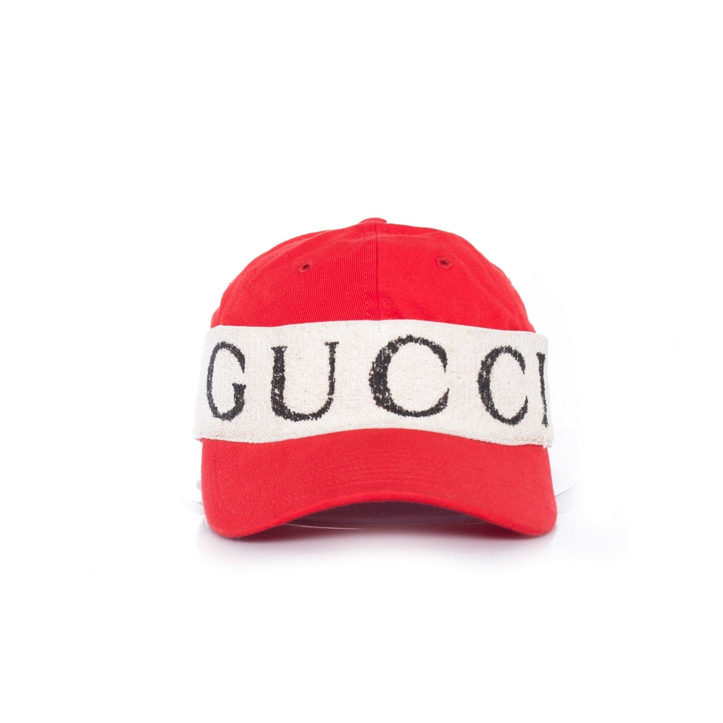 Gucci Wrap Baseball Hat with Headband in Red