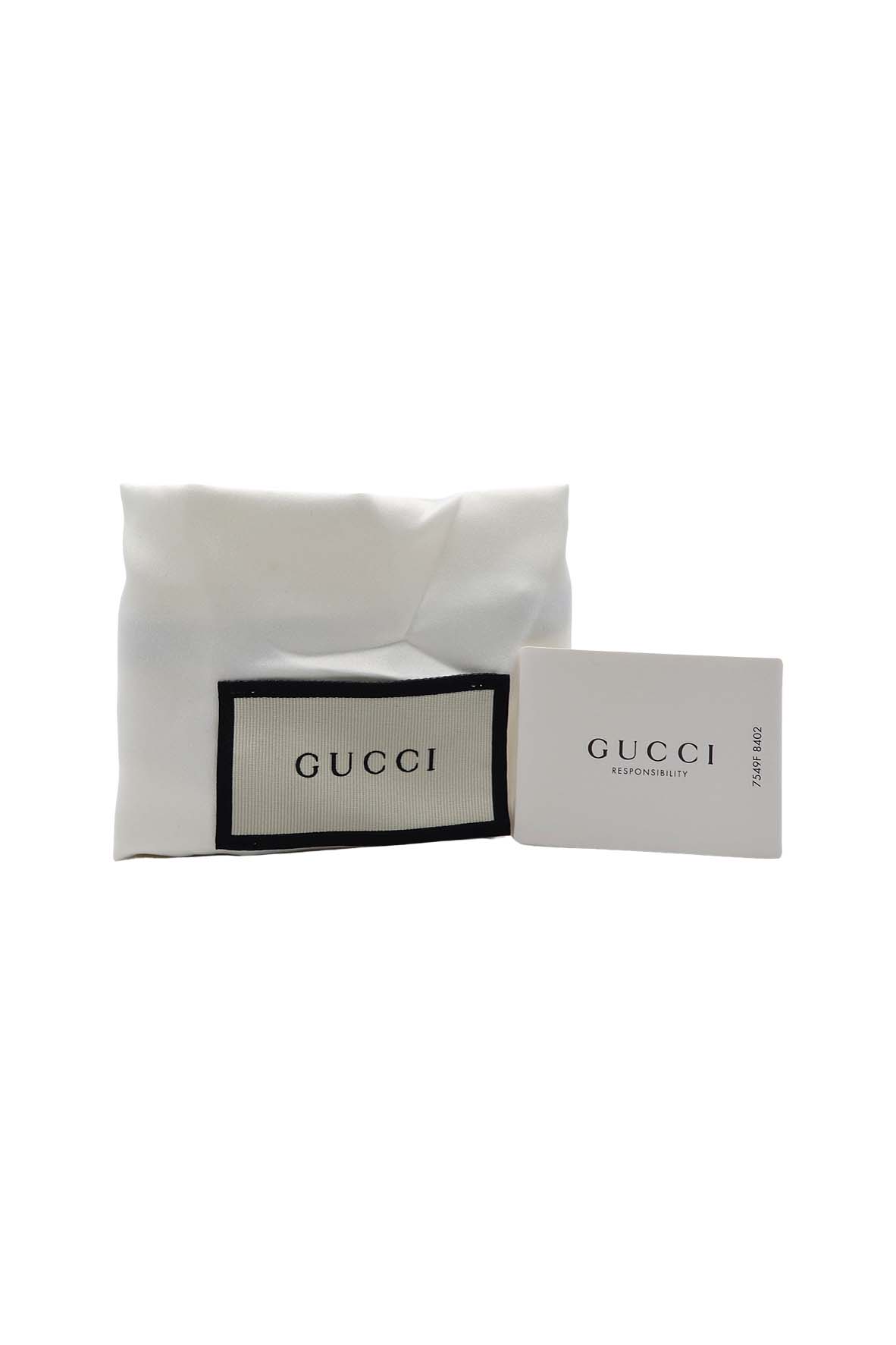 Gucci Jacquard Ribbon Clutch Black