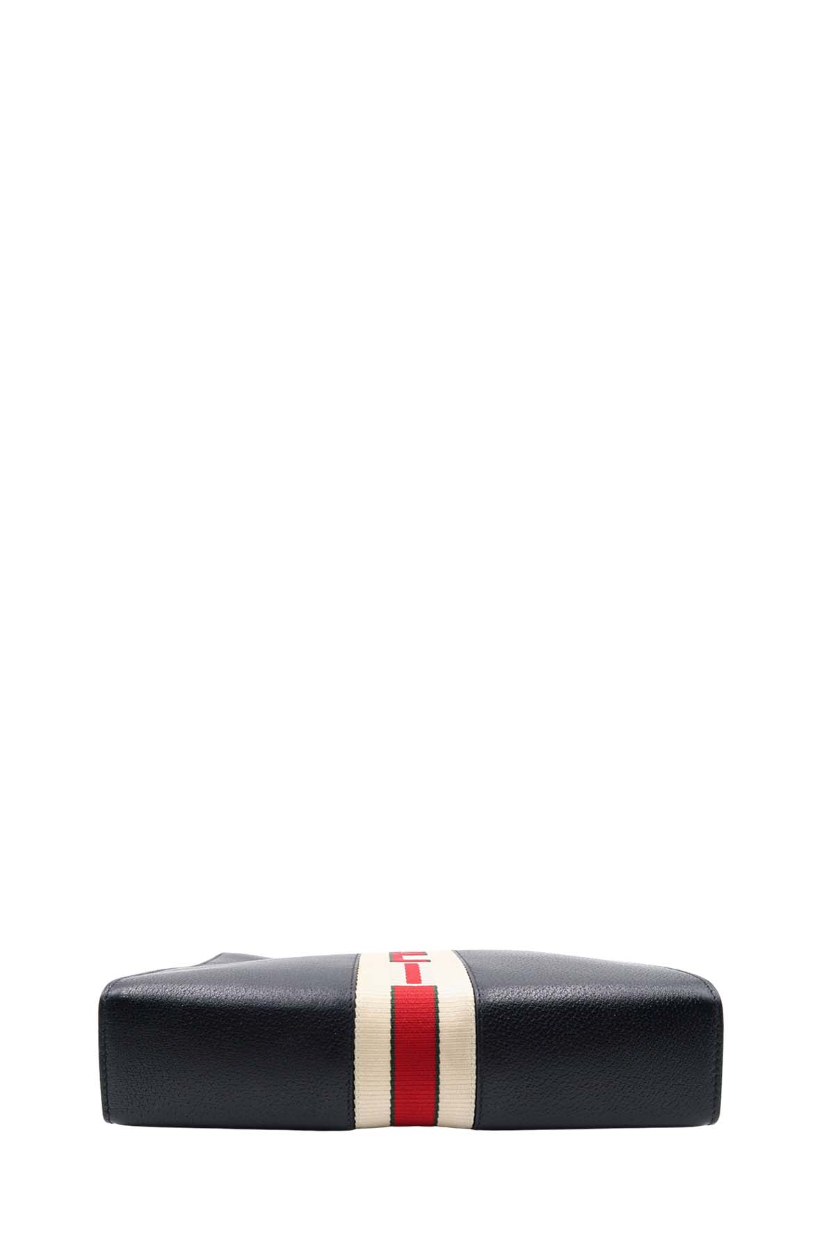 Gucci Jacquard Ribbon Clutch Black