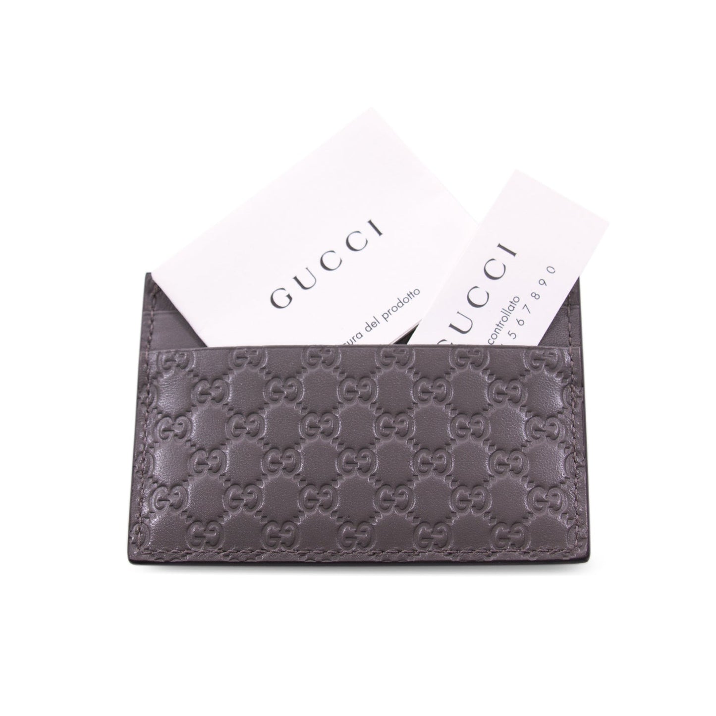 Gucci Guccissima Signature Card Holder