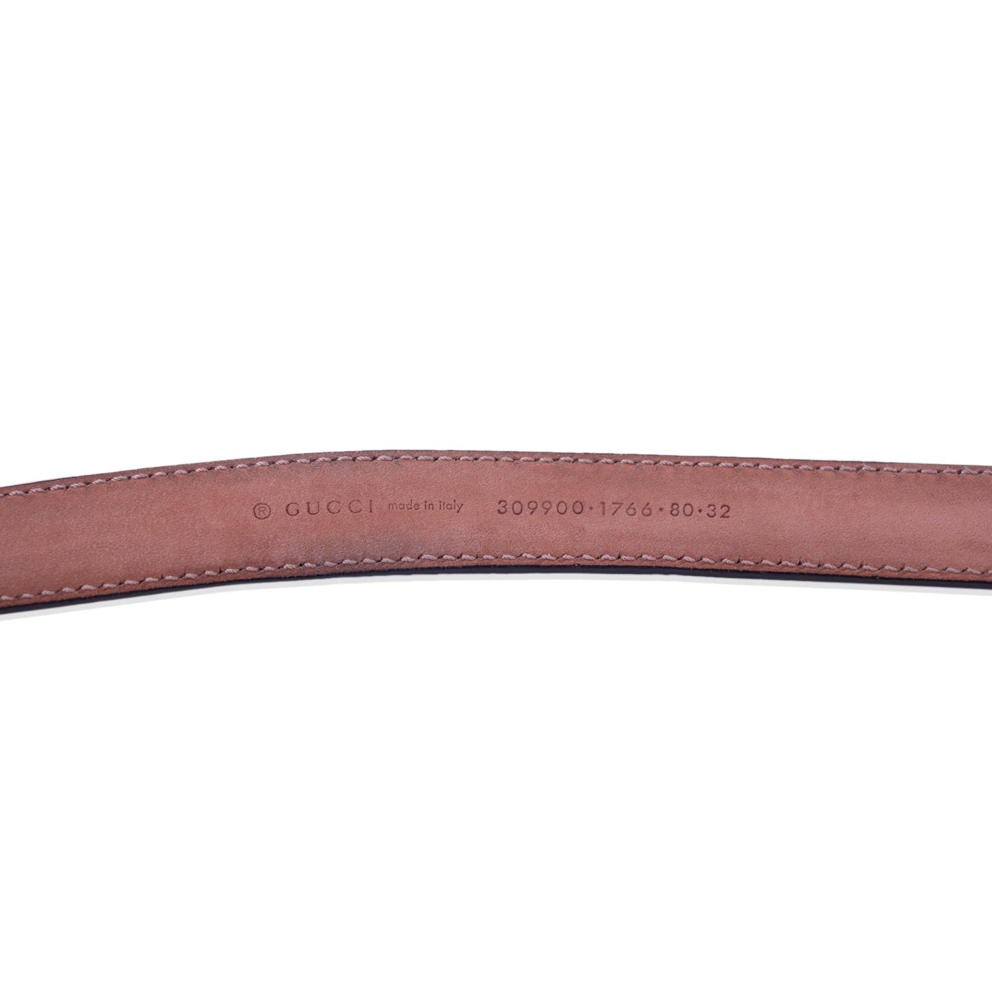 Gucci Guccissima Leather Waist Belt