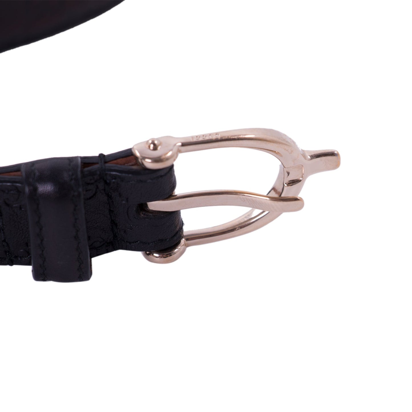 Gucci Guccissima Leather Waist Belt