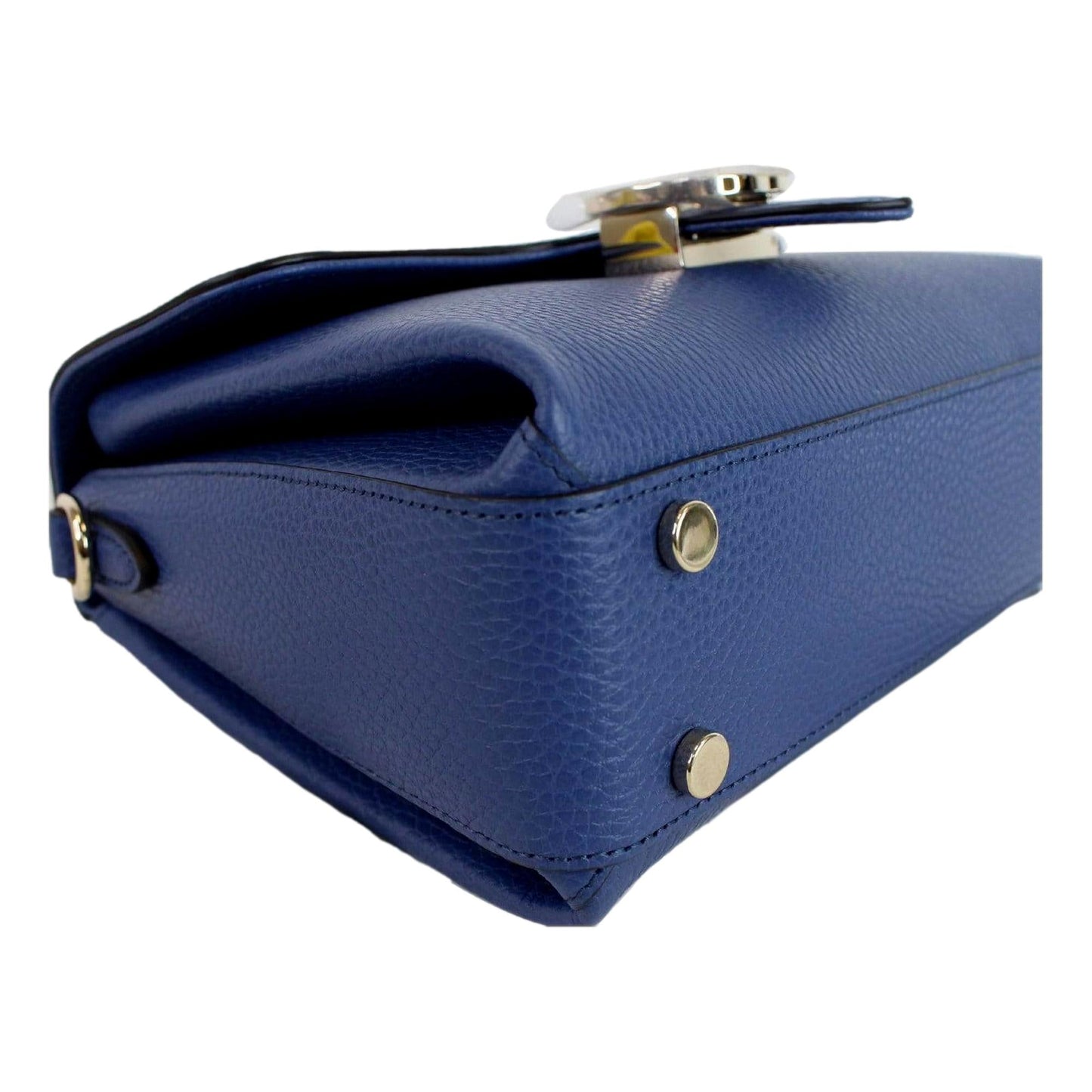 Gucci Interlocking G Caspian Blue Leather Chain Shoulder Bag 510302