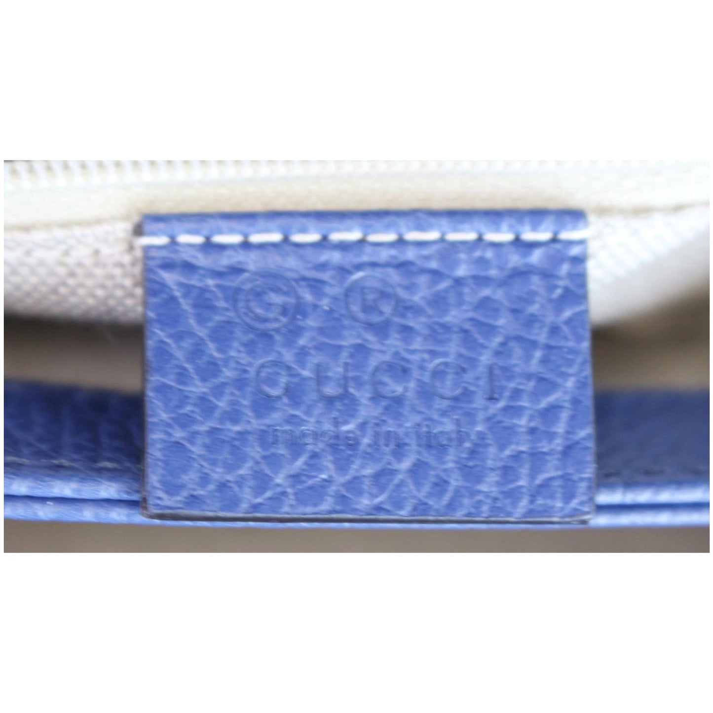 Gucci Interlocking G Caspian Blue Leather Chain Shoulder Bag 510302