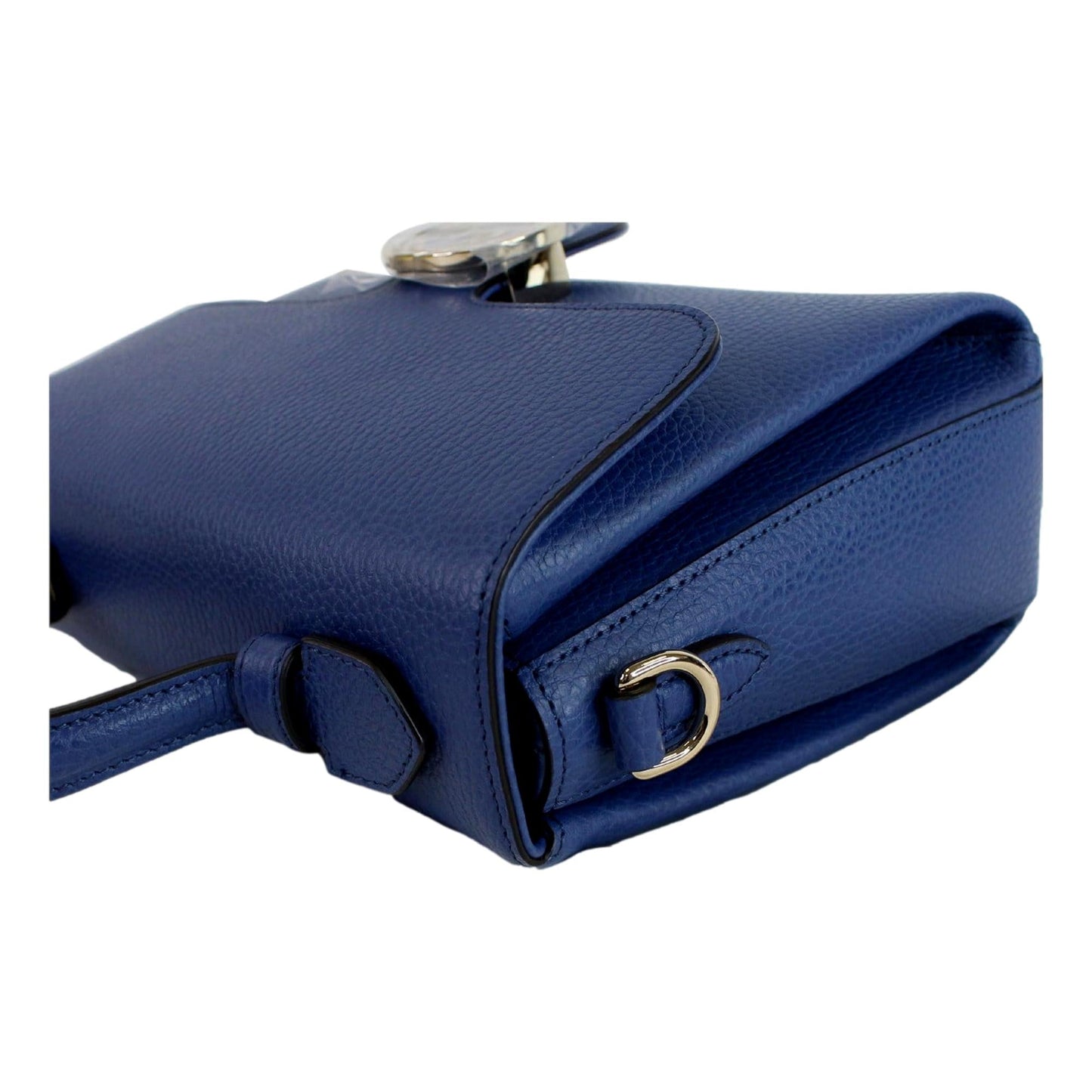 Gucci Interlocking G Caspian Blue Leather Chain Shoulder Bag 510302