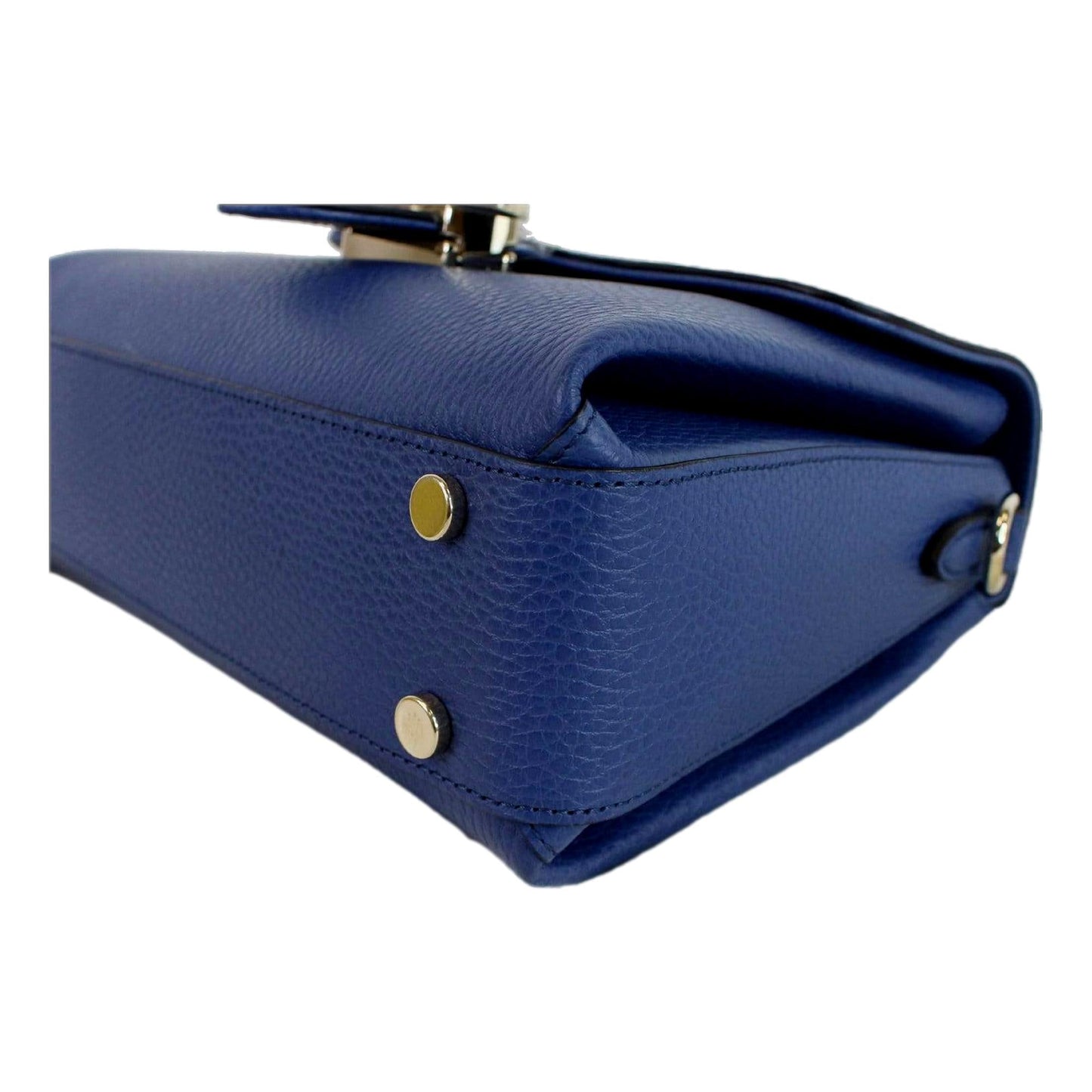 Gucci Interlocking G Caspian Blue Leather Chain Shoulder Bag 510302