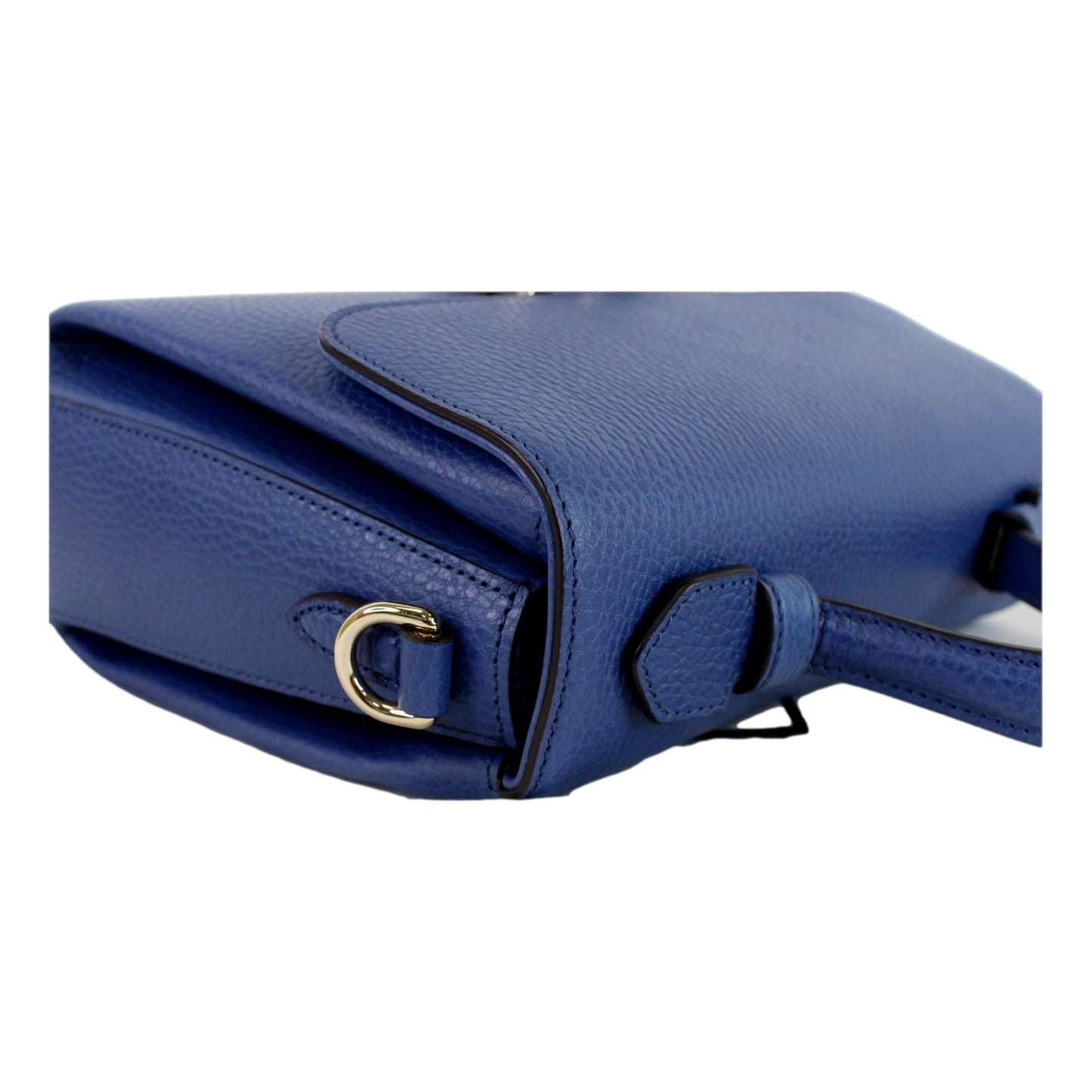 Gucci Interlocking G Caspian Blue Leather Chain Shoulder Bag 510302
