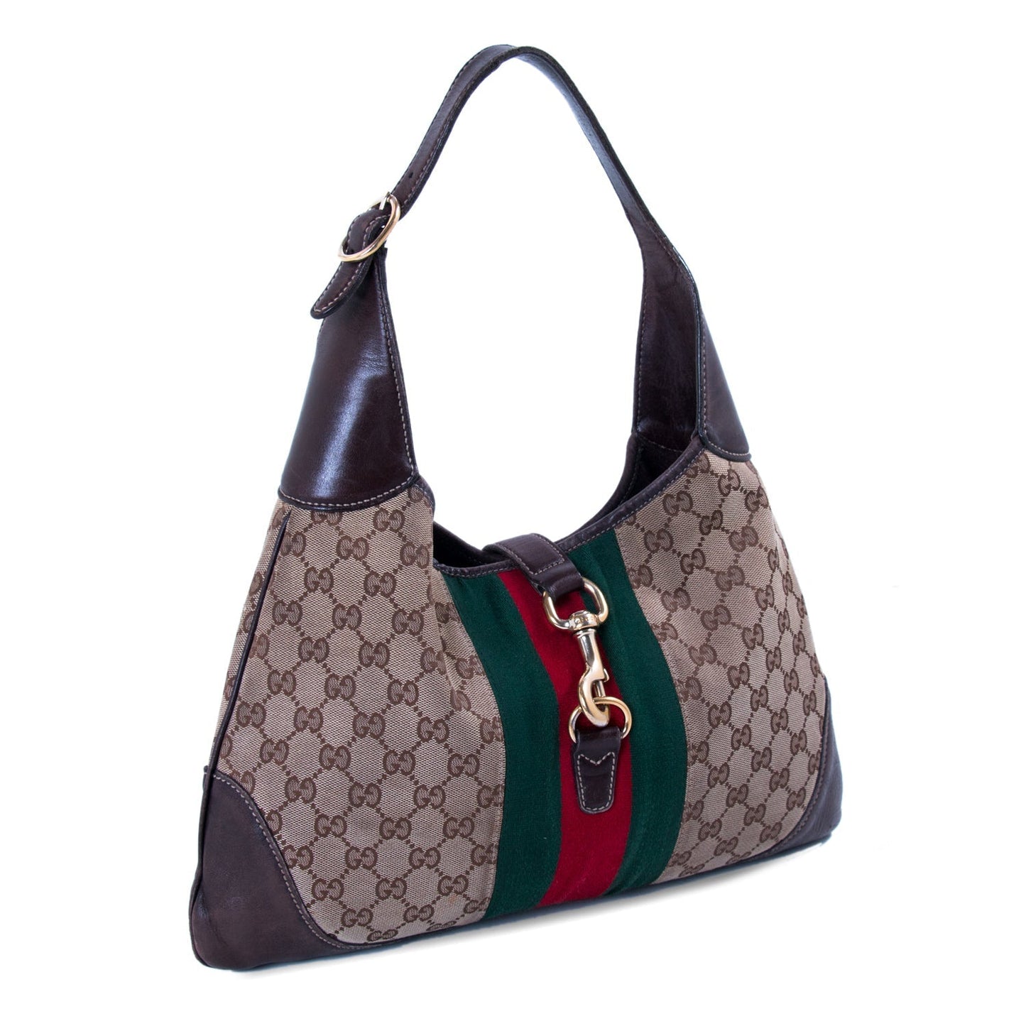 Gucci Jackie Web Stripe Shoulder Bag