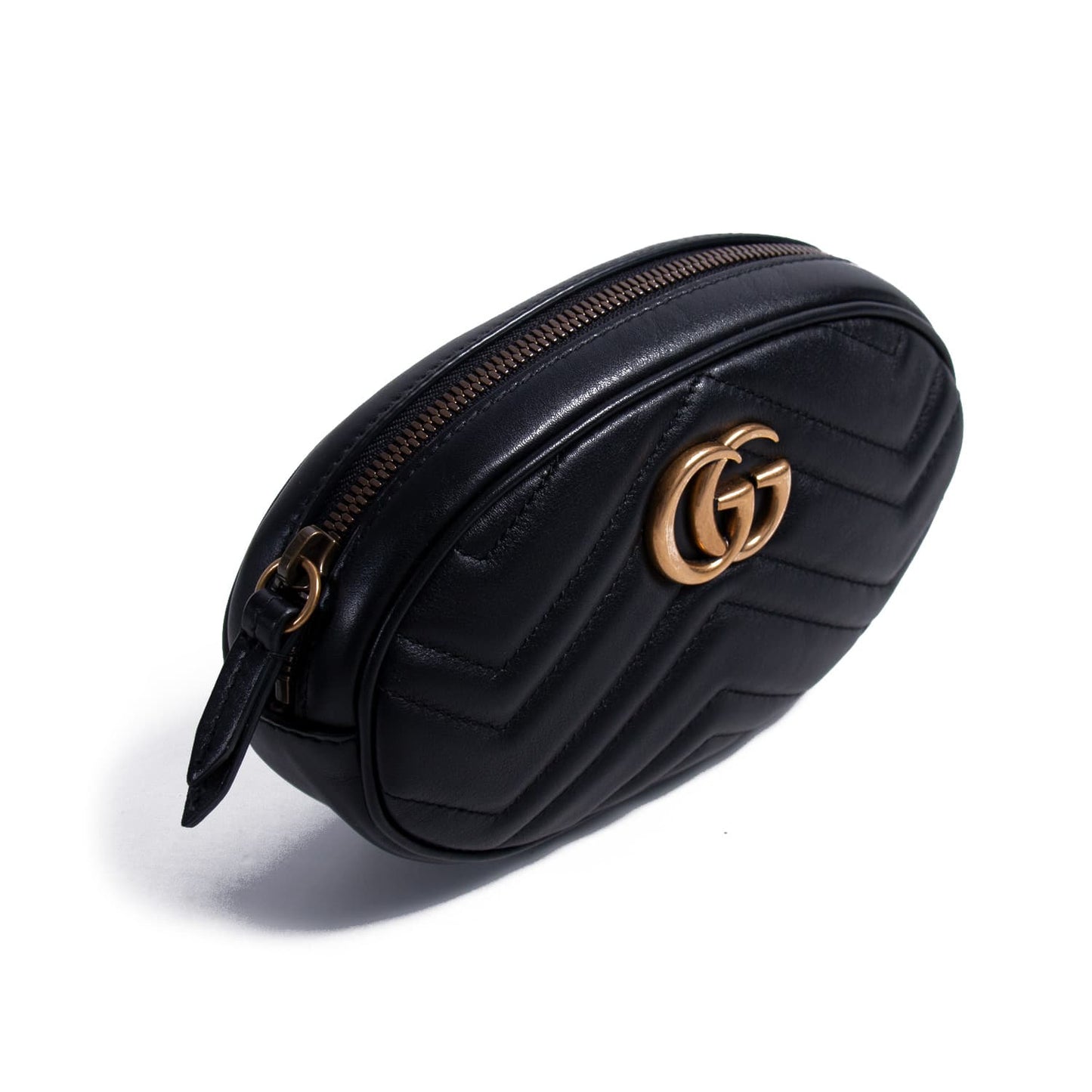 Gucci Marmont Matelassé Leather Belt Bag