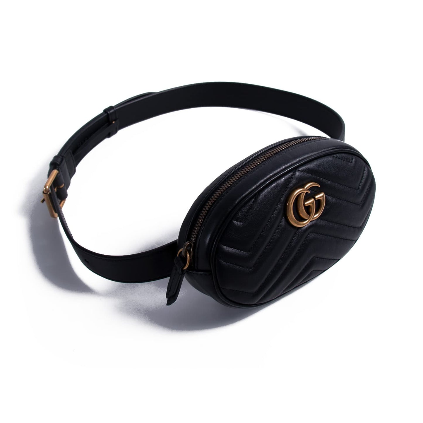 Gucci Marmont Matelassé Leather Belt Bag
