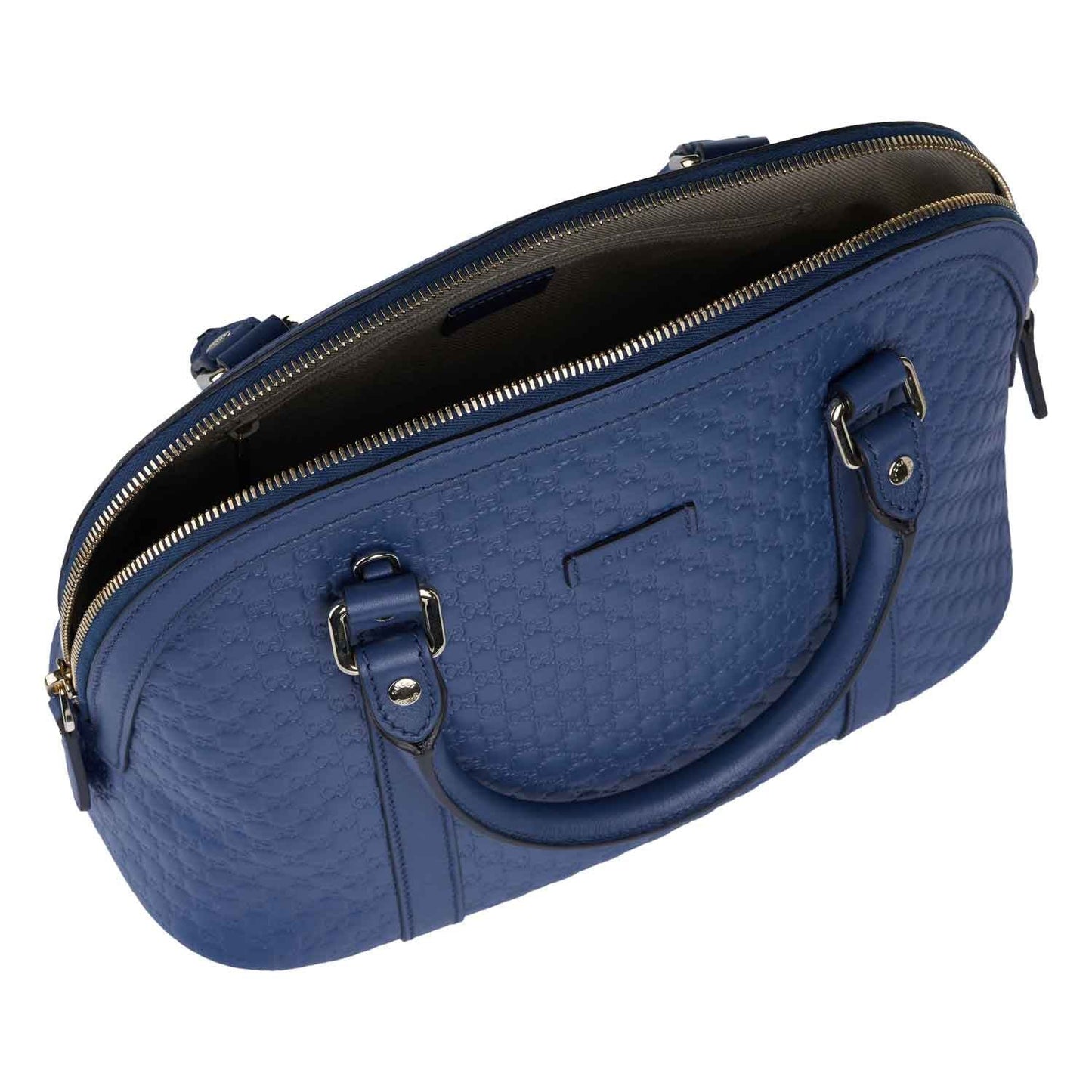 Gucci MicroGuccissima Small Top Handle Bag in Blue