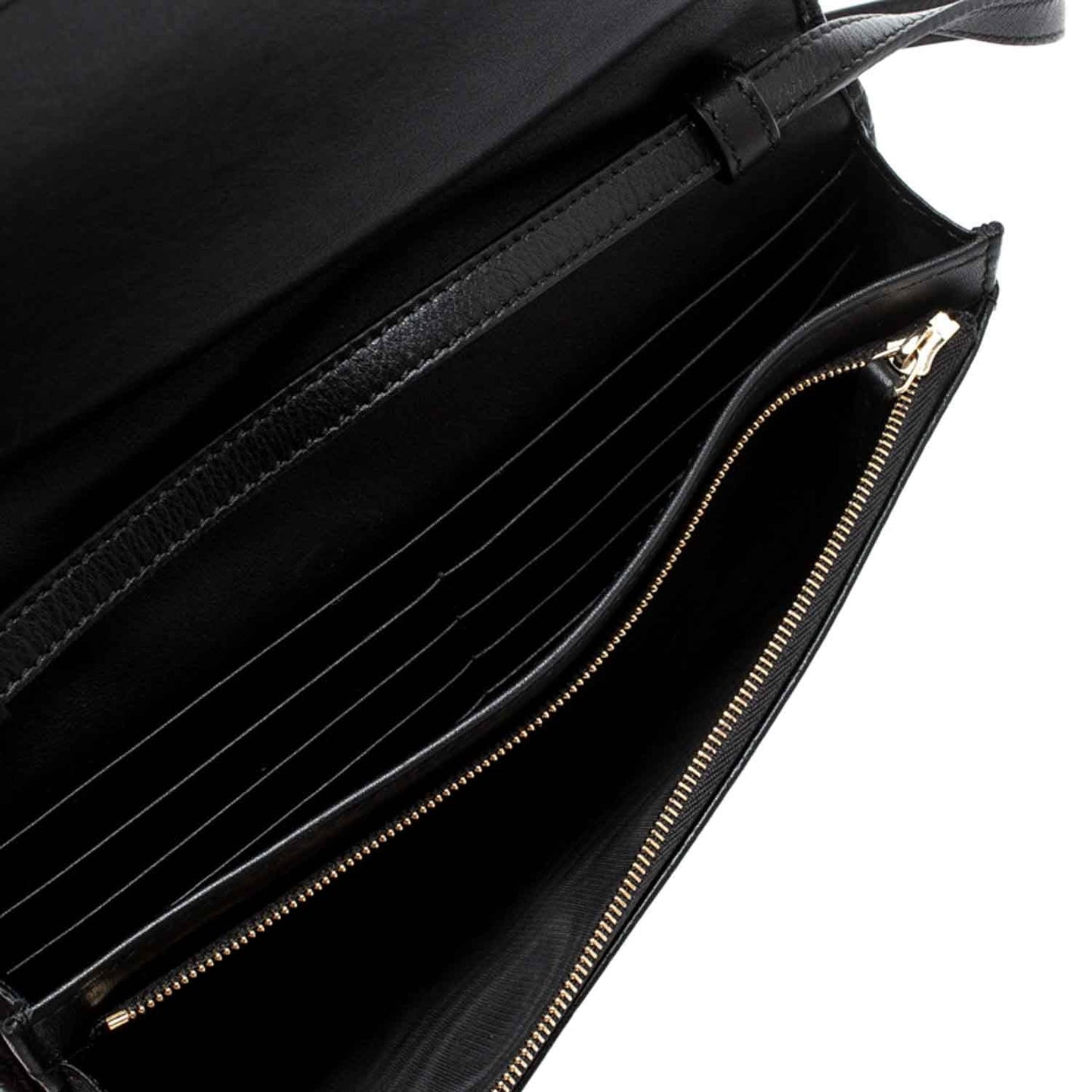 Gucci MicroGuccissima Wallet Bag in Black