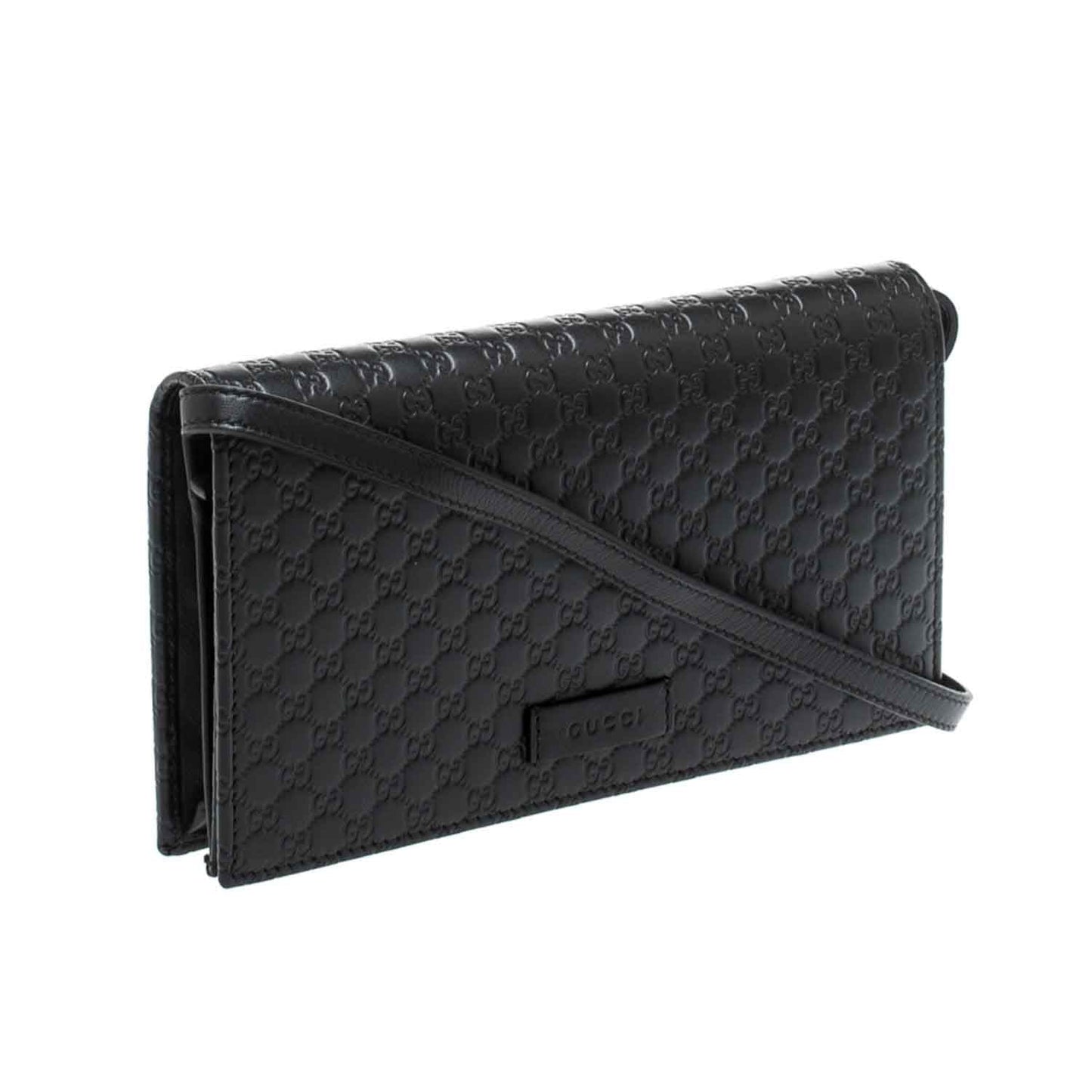 Gucci MicroGuccissima Wallet Bag in Black