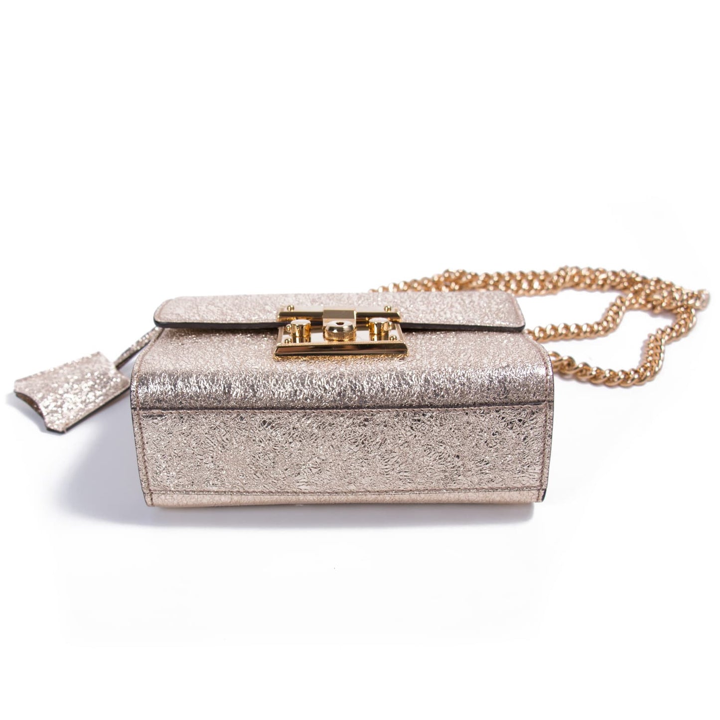 Gucci Metallic Padlock Shoulder Bag