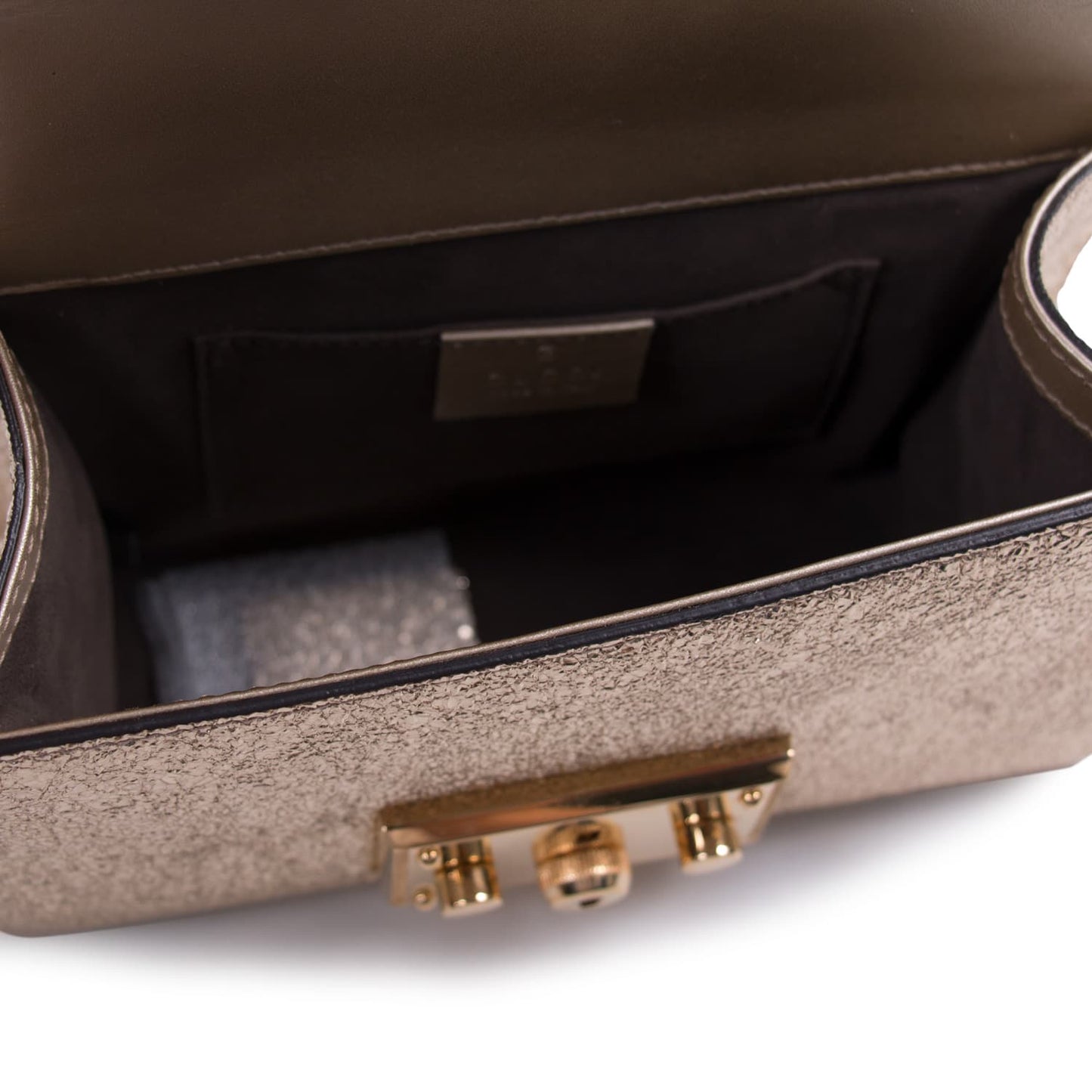 Gucci Metallic Padlock Shoulder Bag