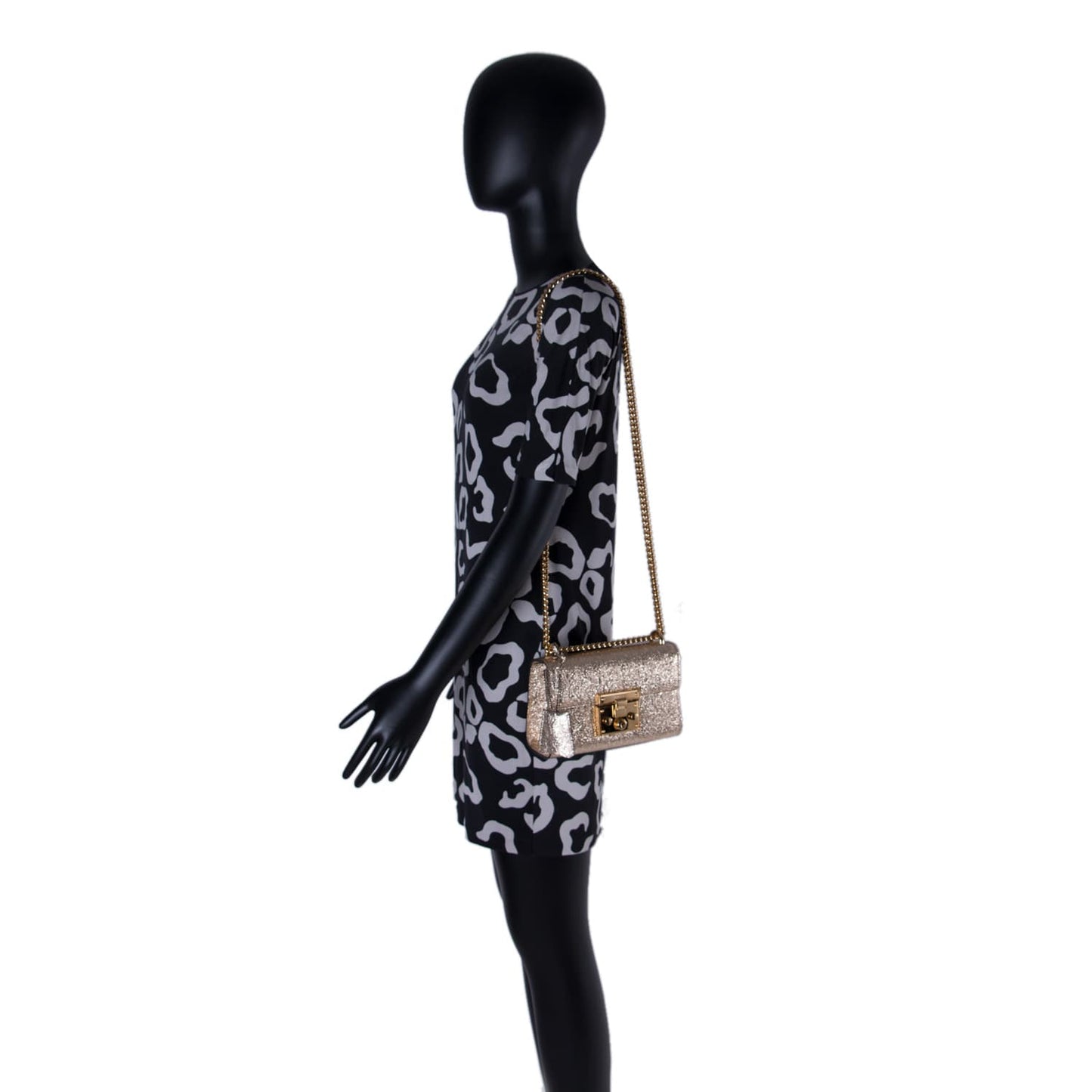 Gucci Metallic Padlock Shoulder Bag