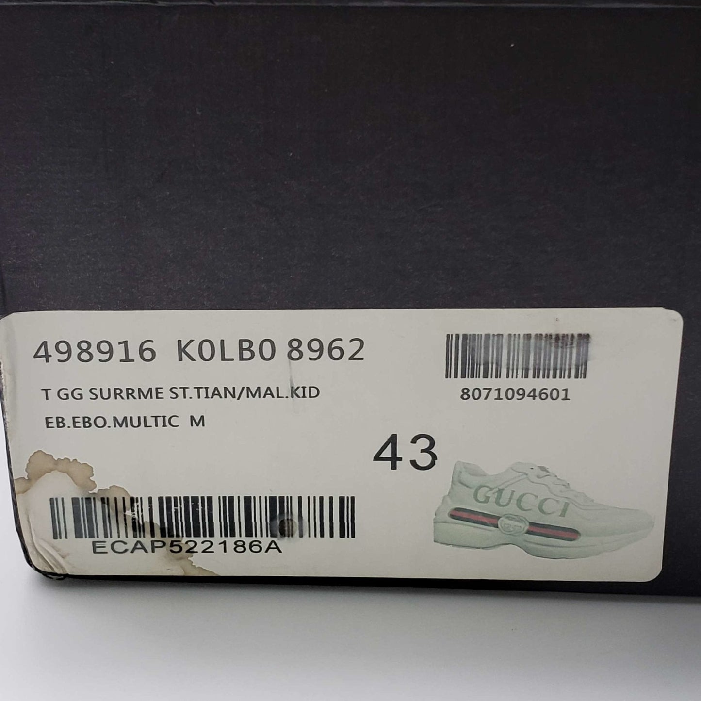 Gucci Sneakers Shoes