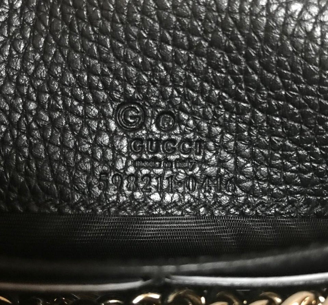 Gucci Soho Wallet on Chain Black Leather Cross Body Bag