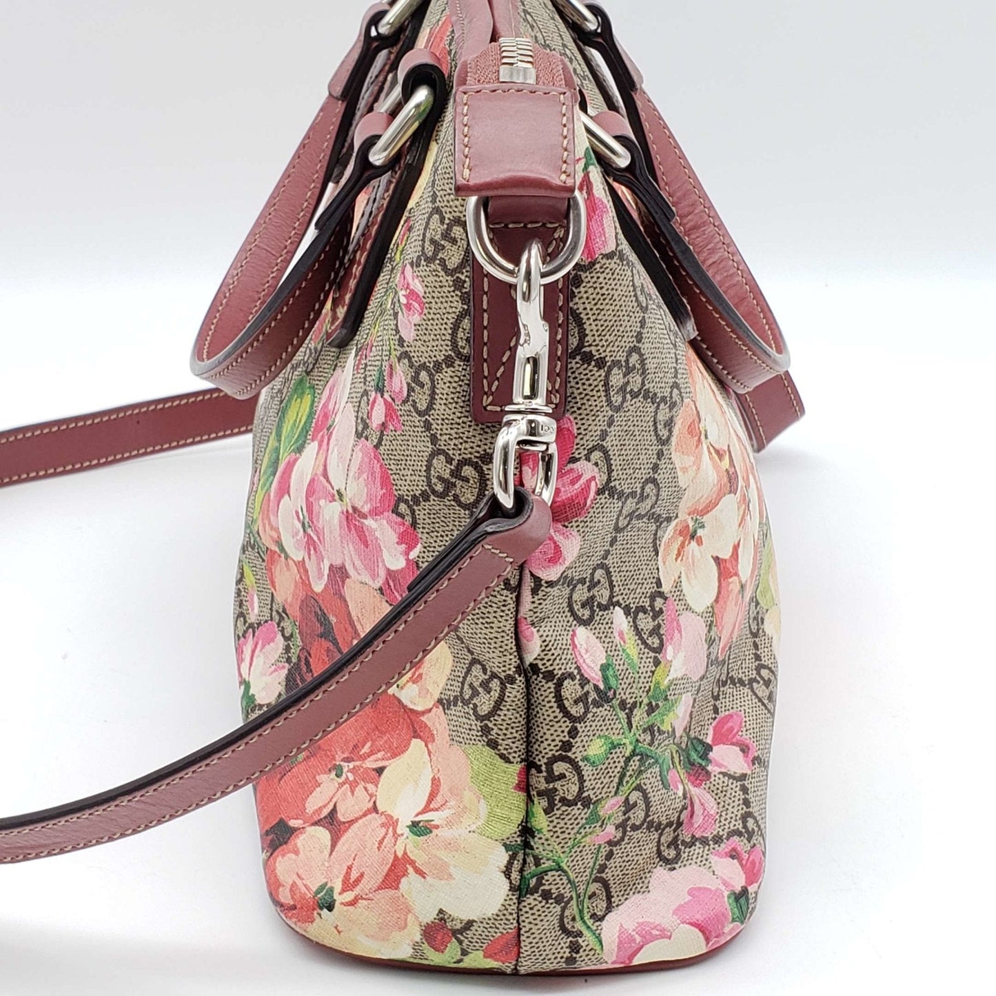 Gucci Supreme Bloom Pink Rose Shoulder Bag