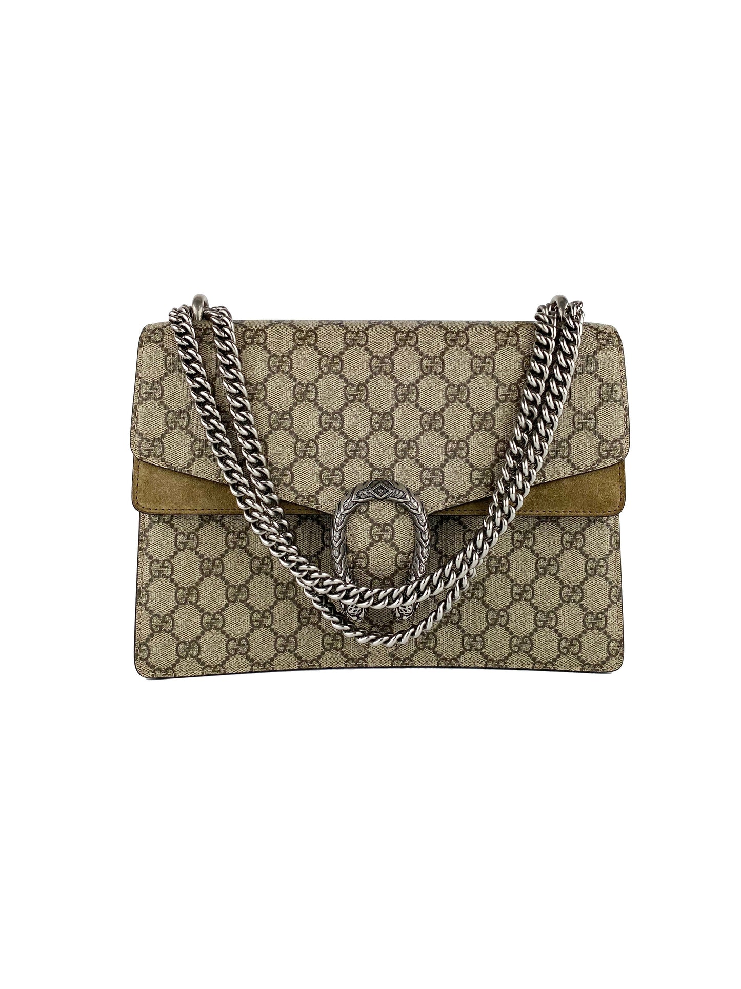 Gucci Dionysus Bag with Taupe Suede Trim