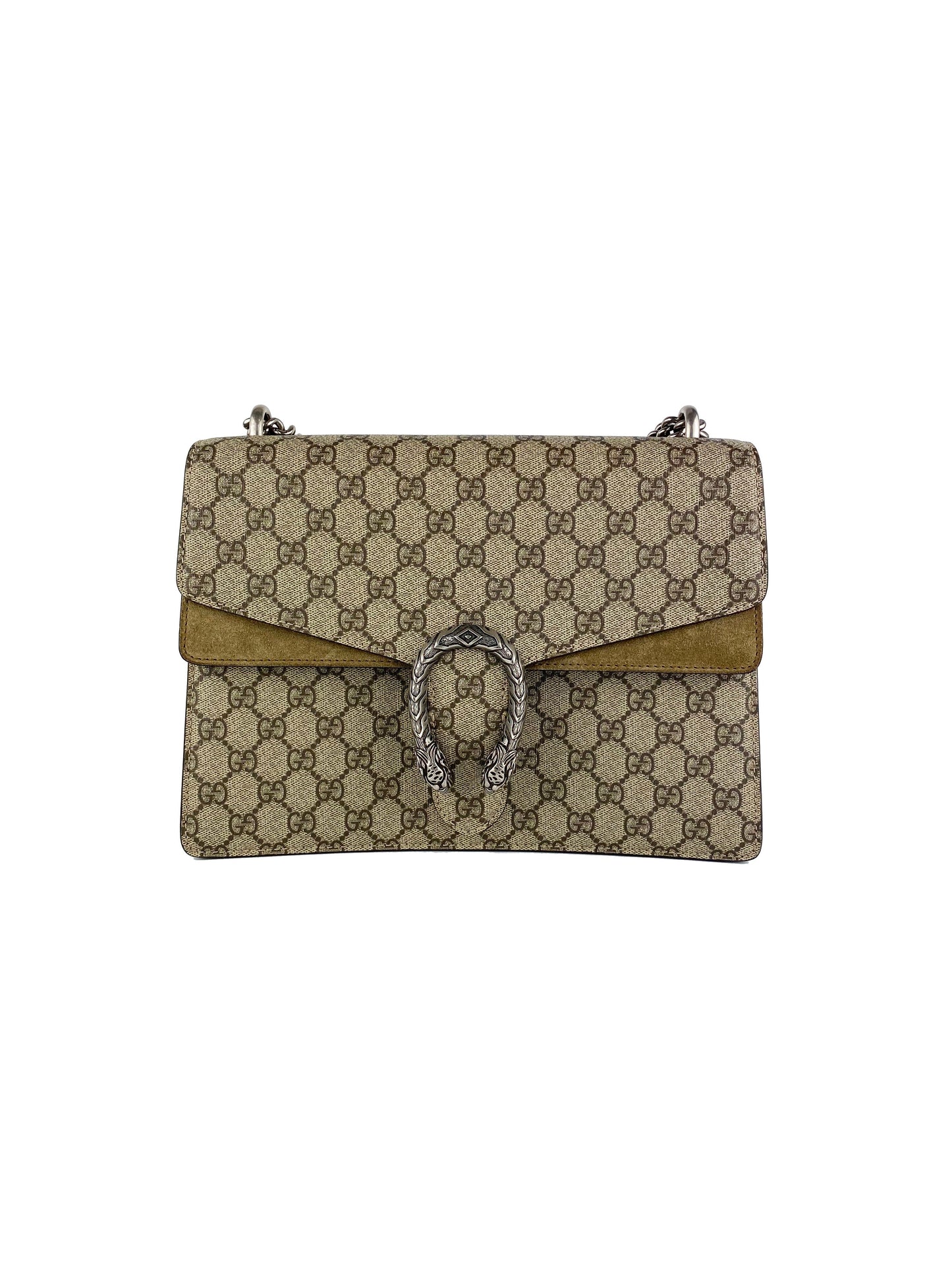 Gucci Dionysus Bag with Taupe Suede Trim