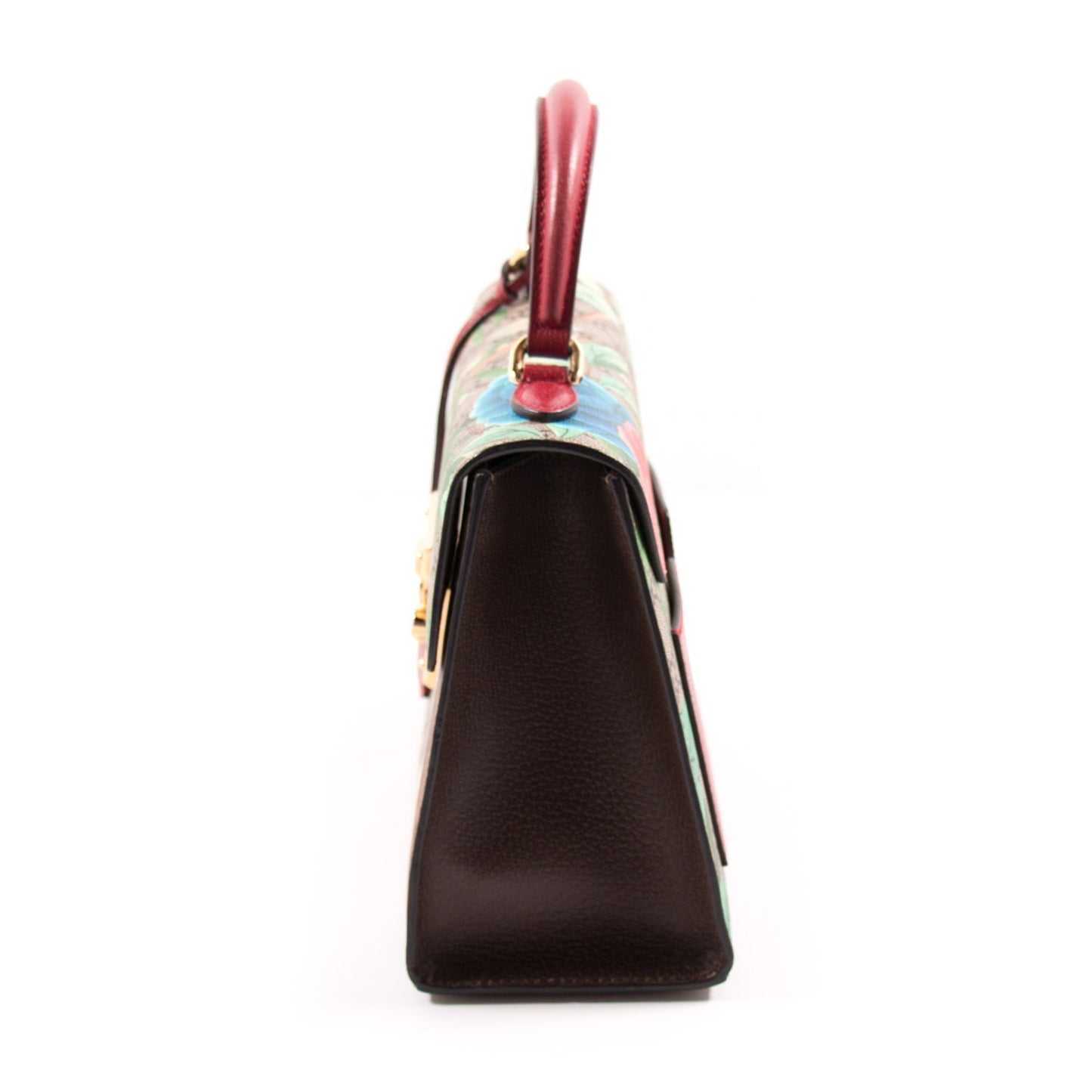Gucci GG Supreme Tian Padlock Top Handle Bag
