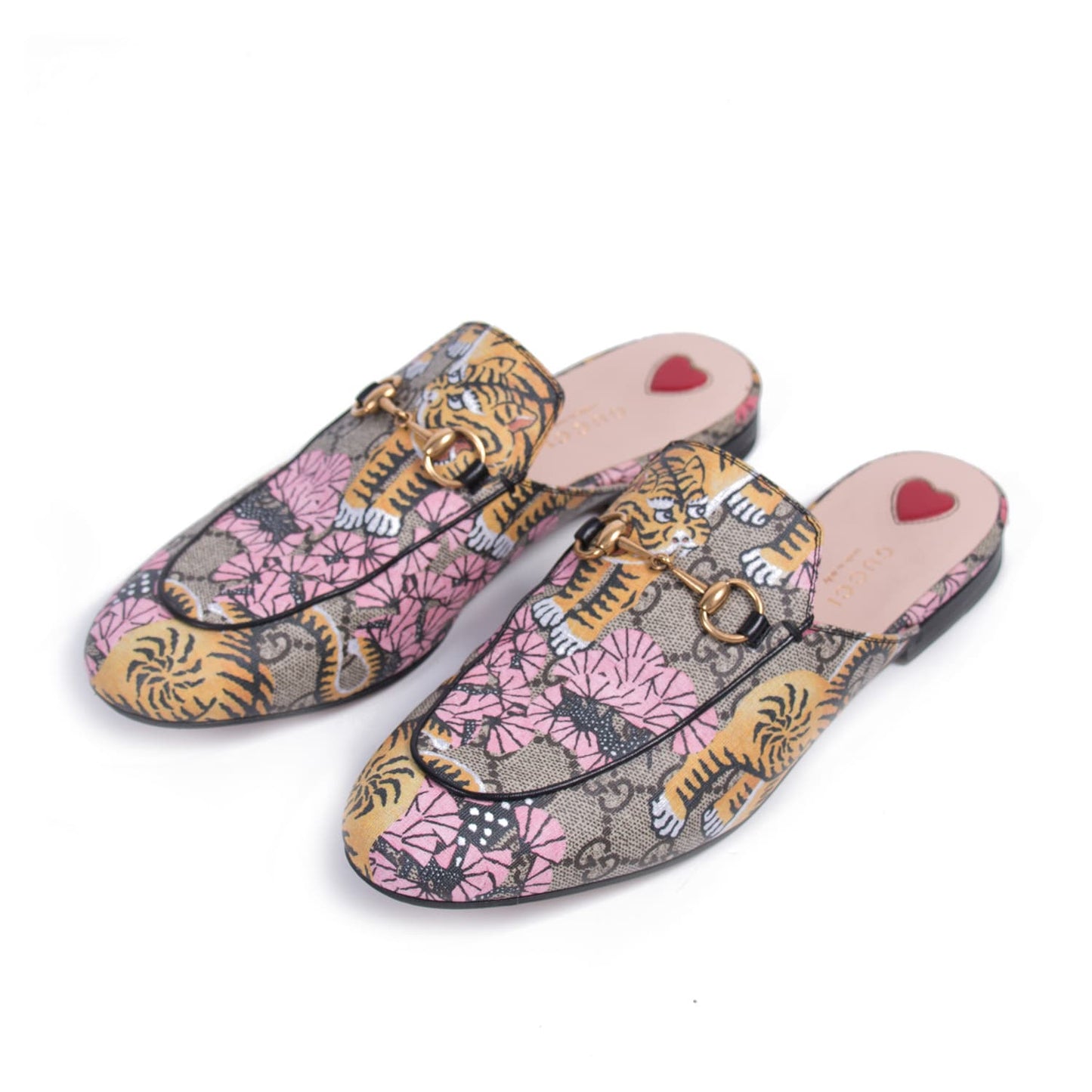 Gucci Princetown Bengal Mules