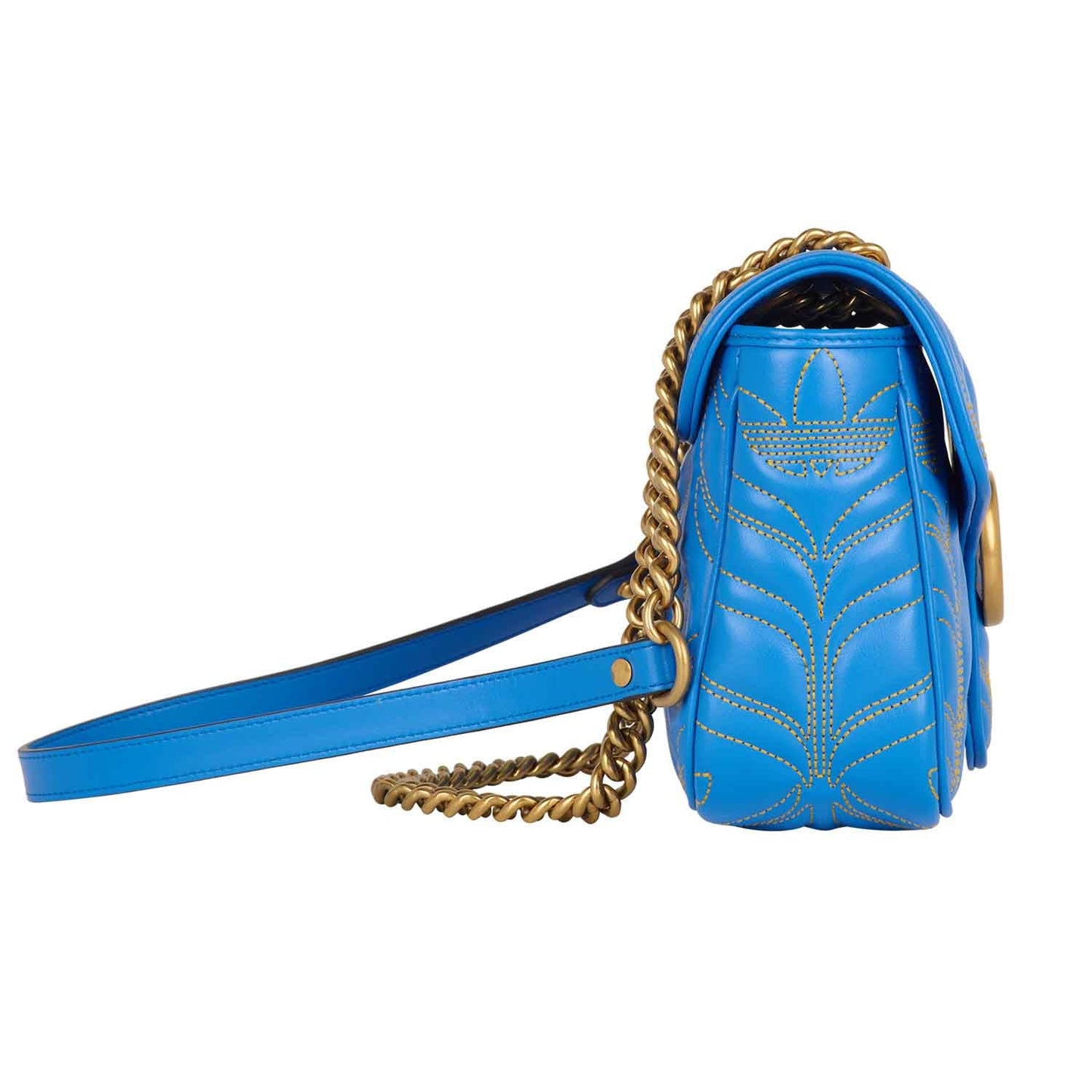 Gucci X Adidas GG Marmont Small Bag in Blue