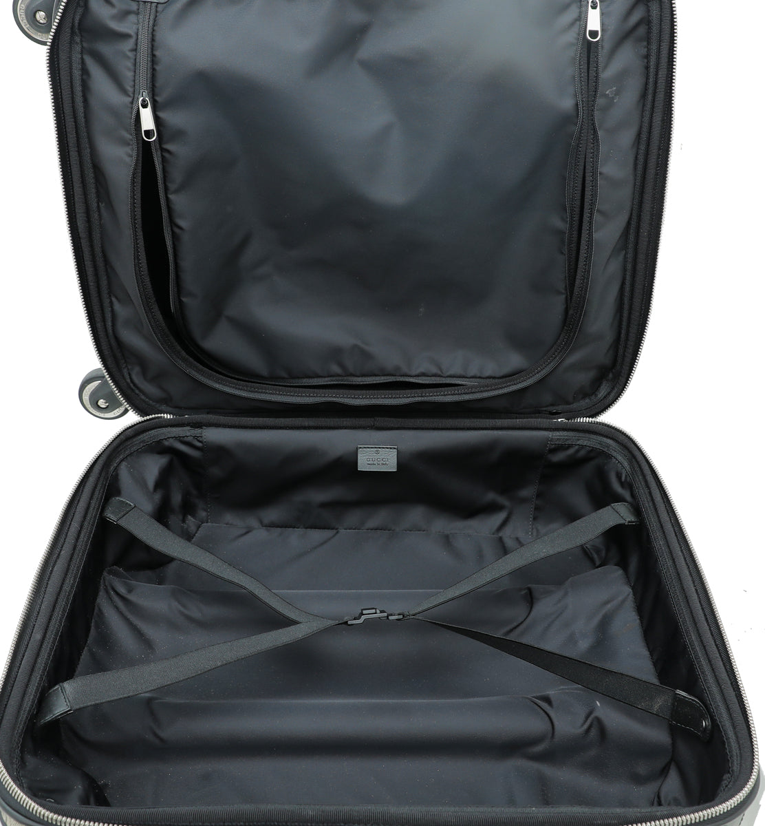 Gucci Bicolor GG Supreme Carry On Suitcase Bag