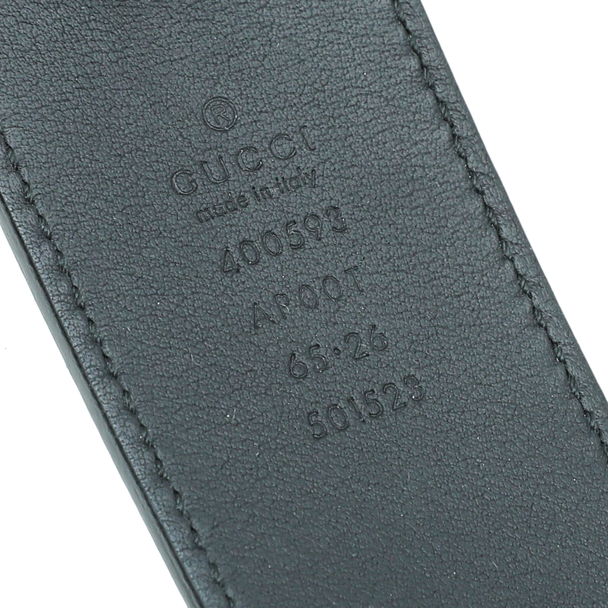 Gucci Black GG Buckle Wide Belt 26