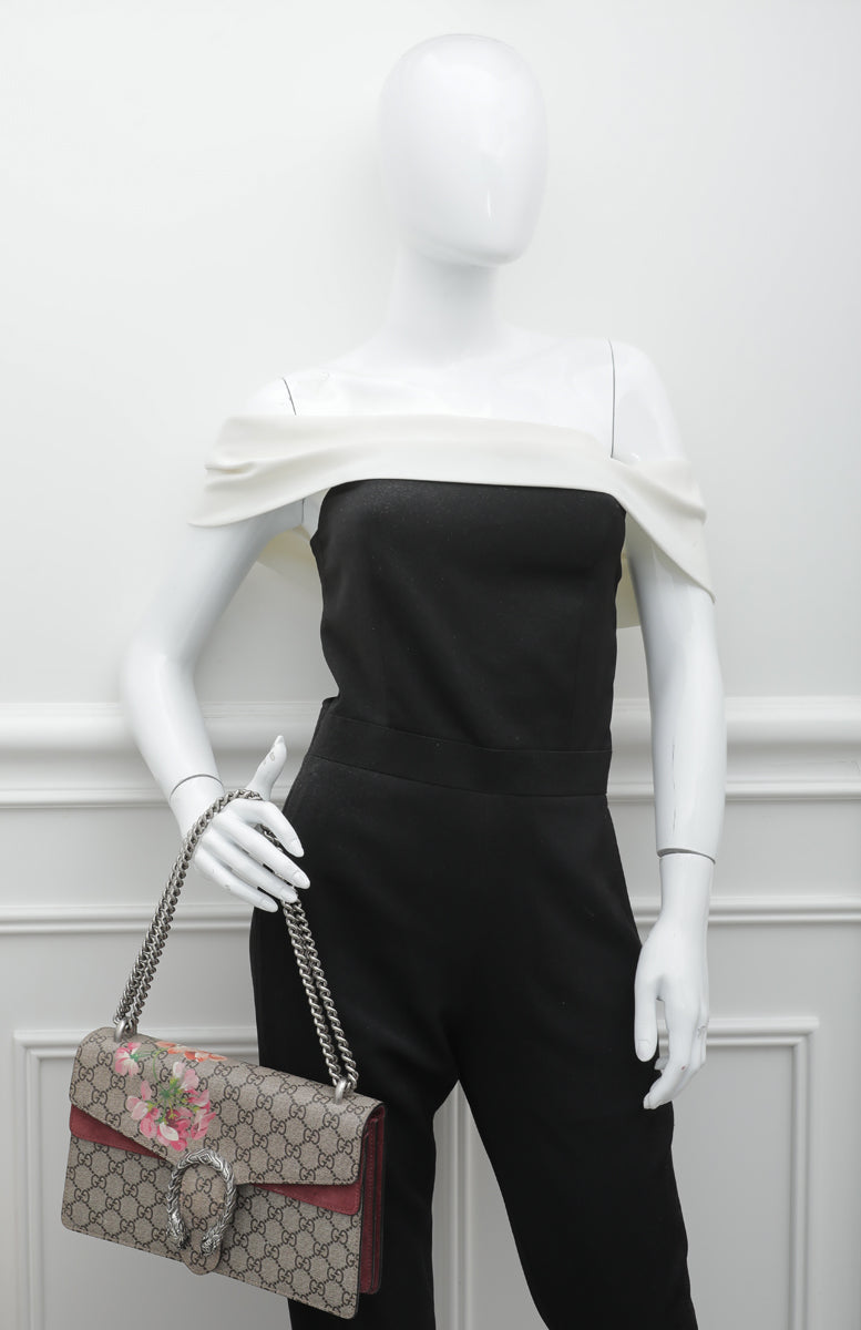 Gucci Rose Antique Blooms Print Dionysus Bag