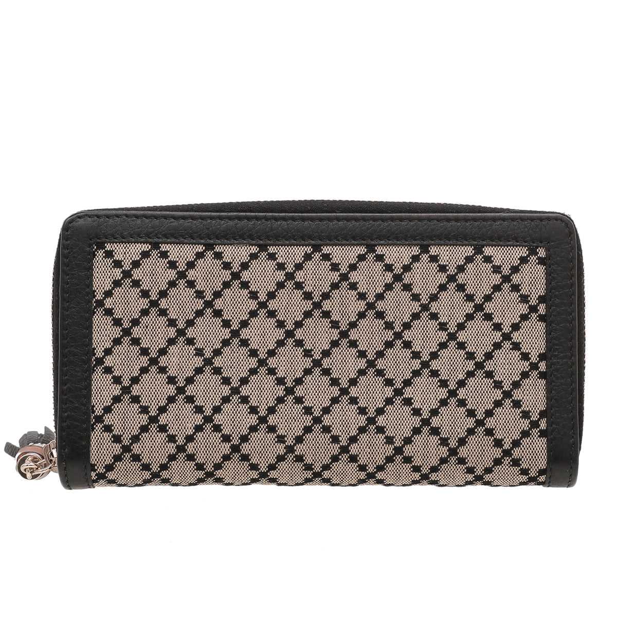 Gucci Bicolor Diamante Bamboo Tassel Zippy Wallet