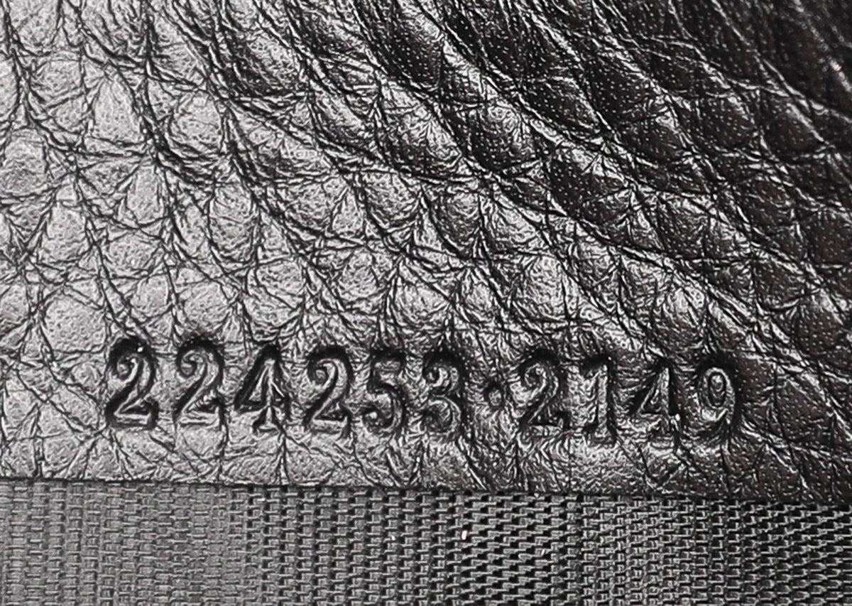 Gucci Bicolor Diamante Bamboo Tassel Zippy Wallet