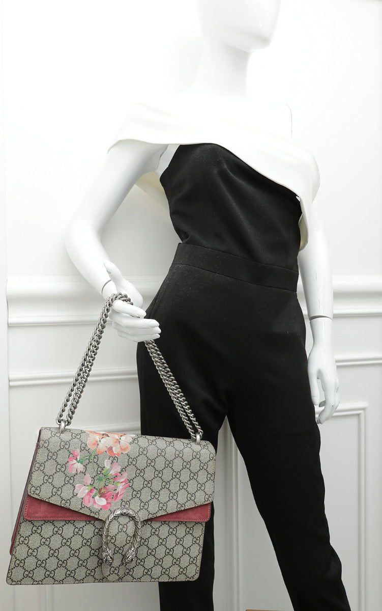 Gucci Bicolor Dionysus Blooms Medium Bag