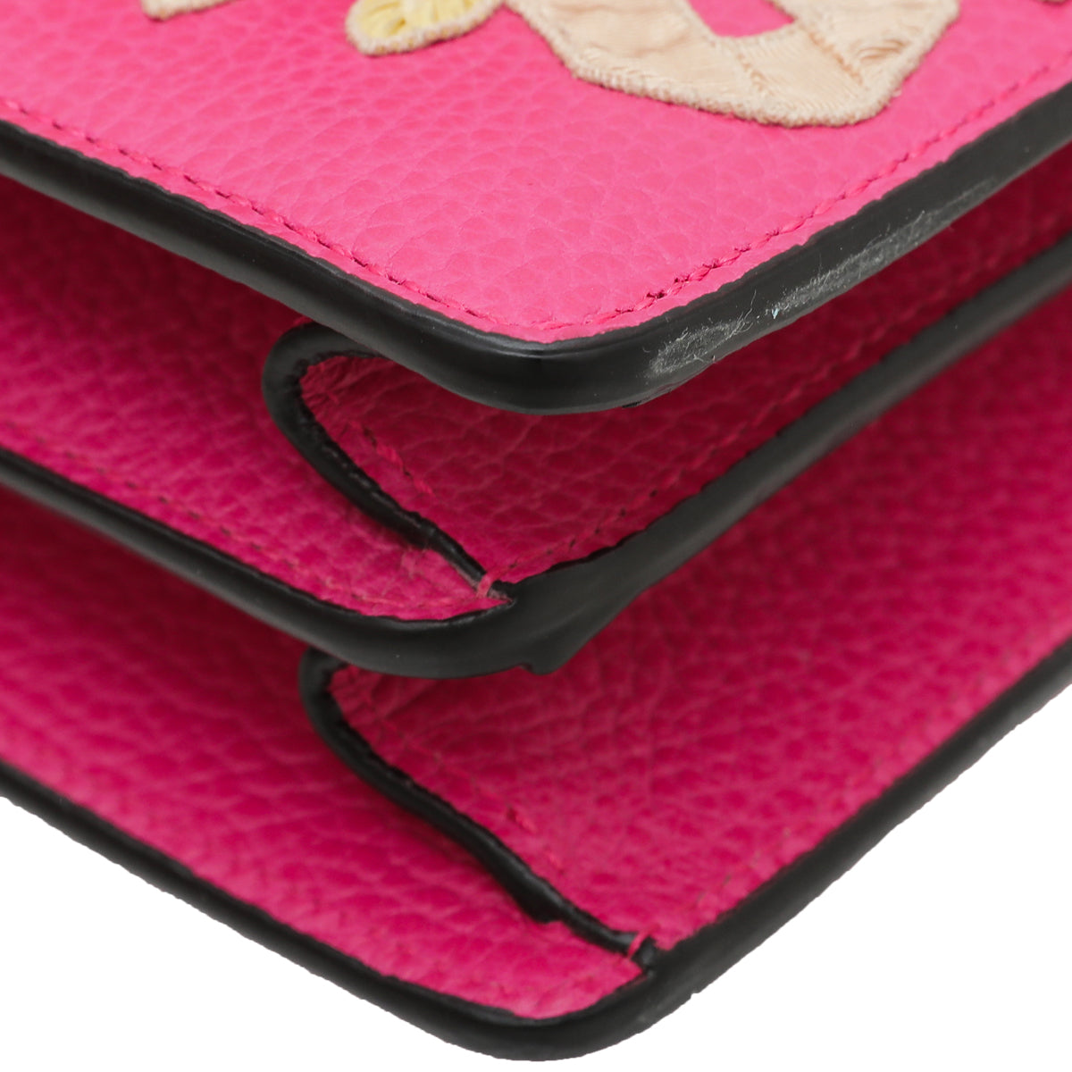 Gucci Rosa Dionysus Guccify Embroidered Bag