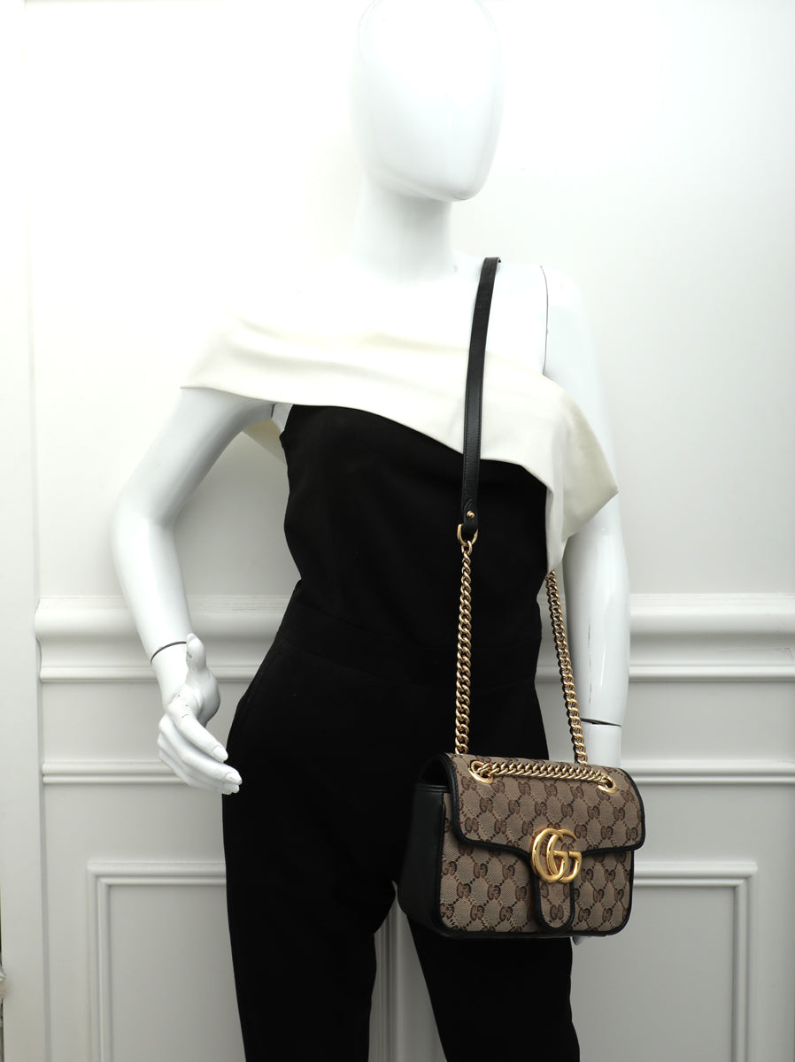 Gucci Bicolor GG Marmont Bag